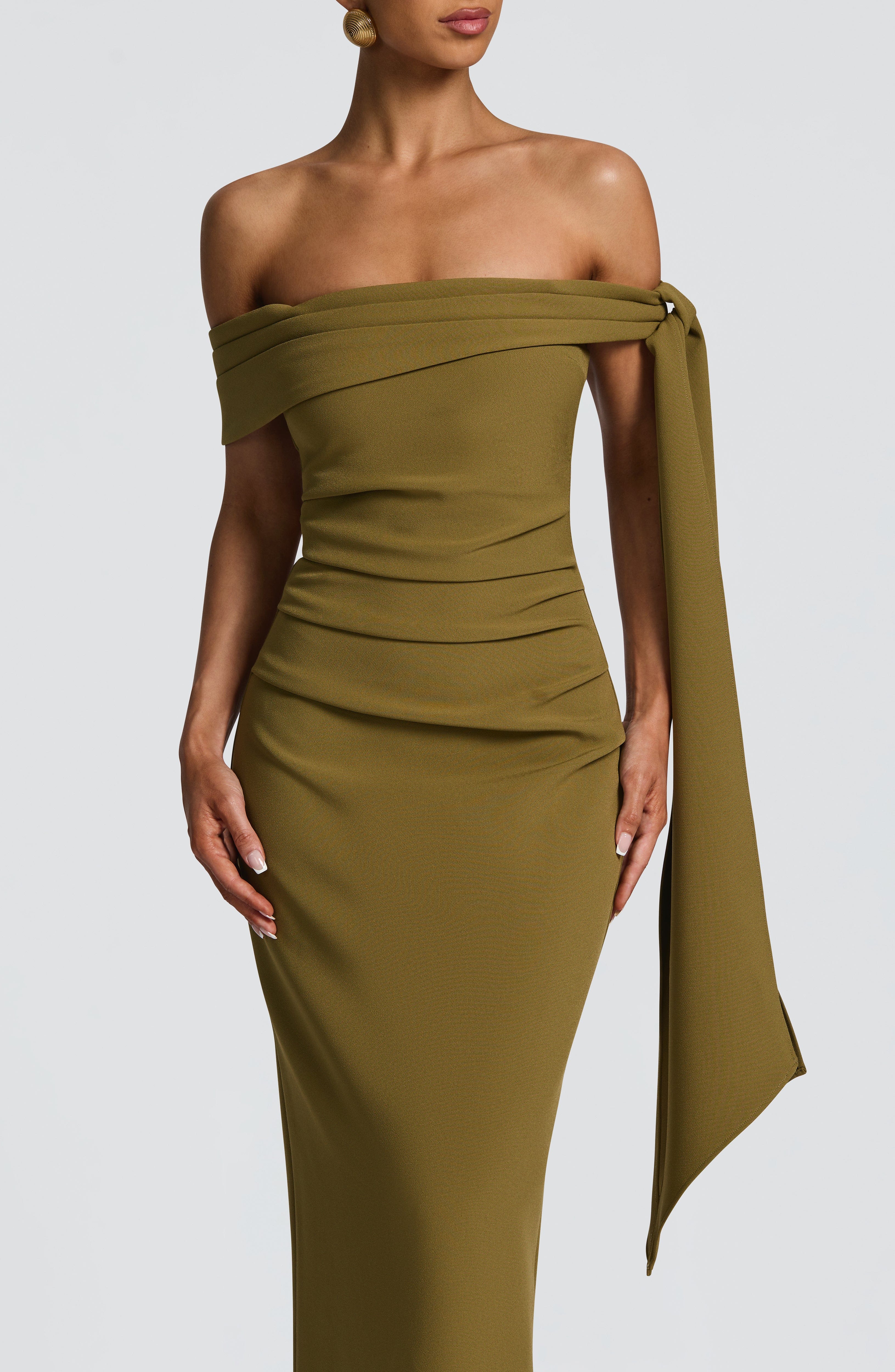 Addie Maxi Dress - Deep Olive