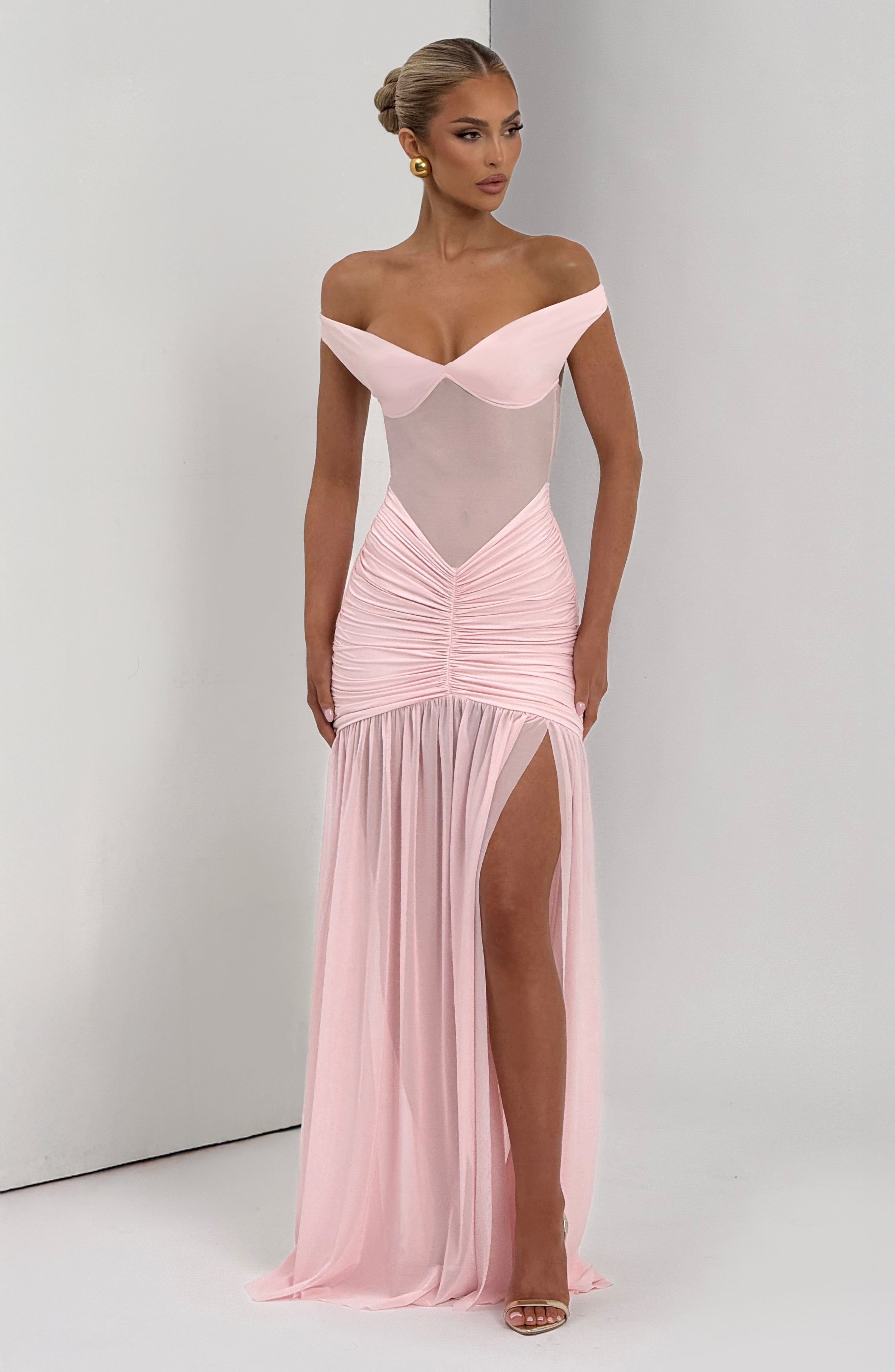 Alaia Maxi Dress - Blush