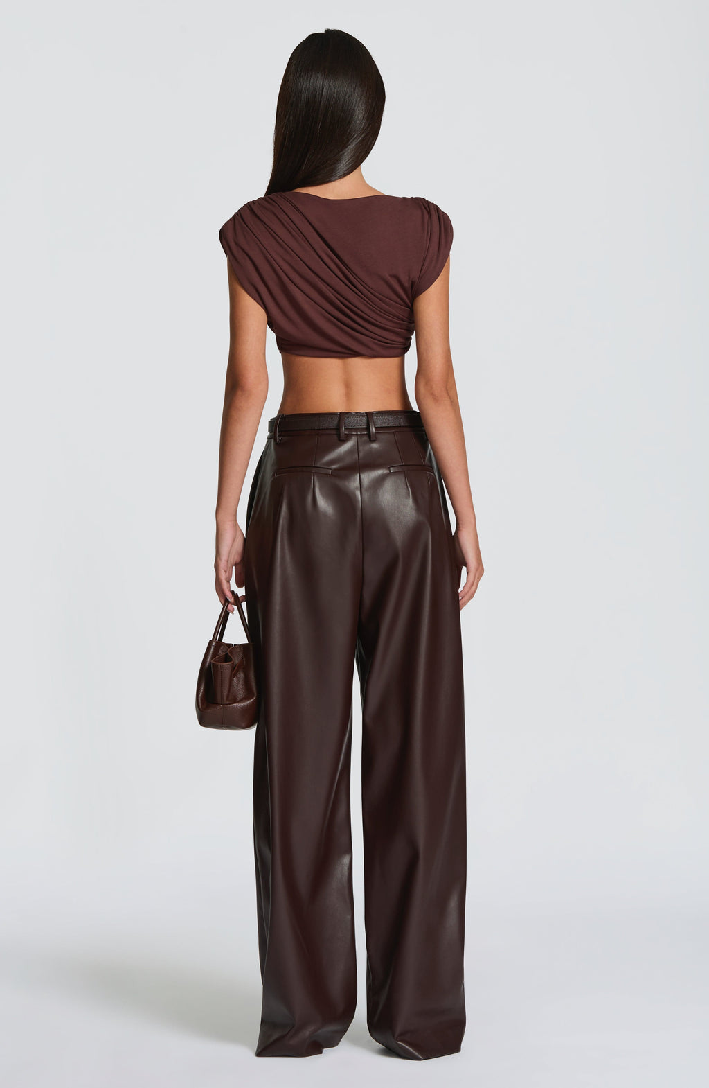 Amara Top - Plum Brown