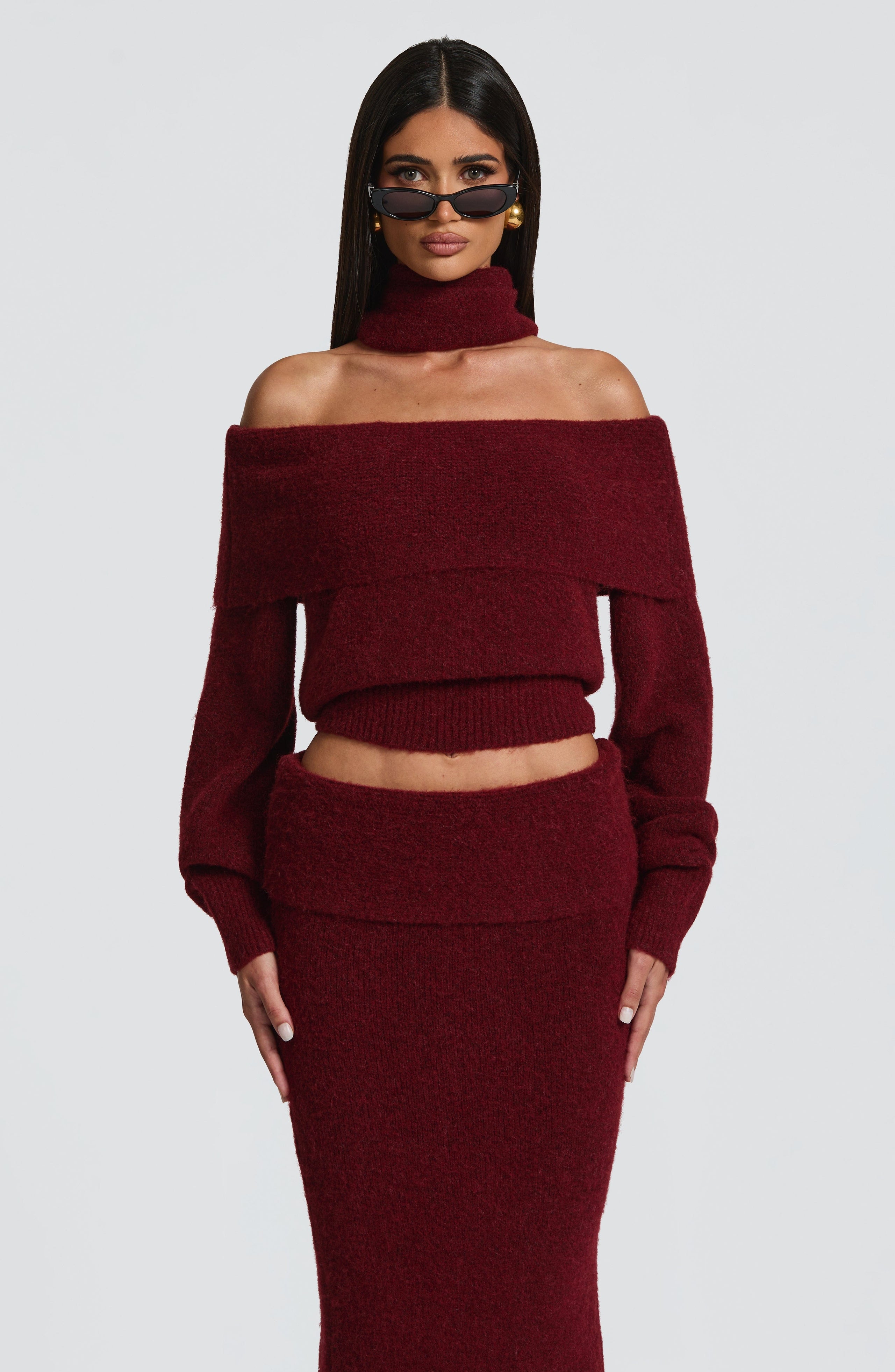 Andie Top - Burgundy