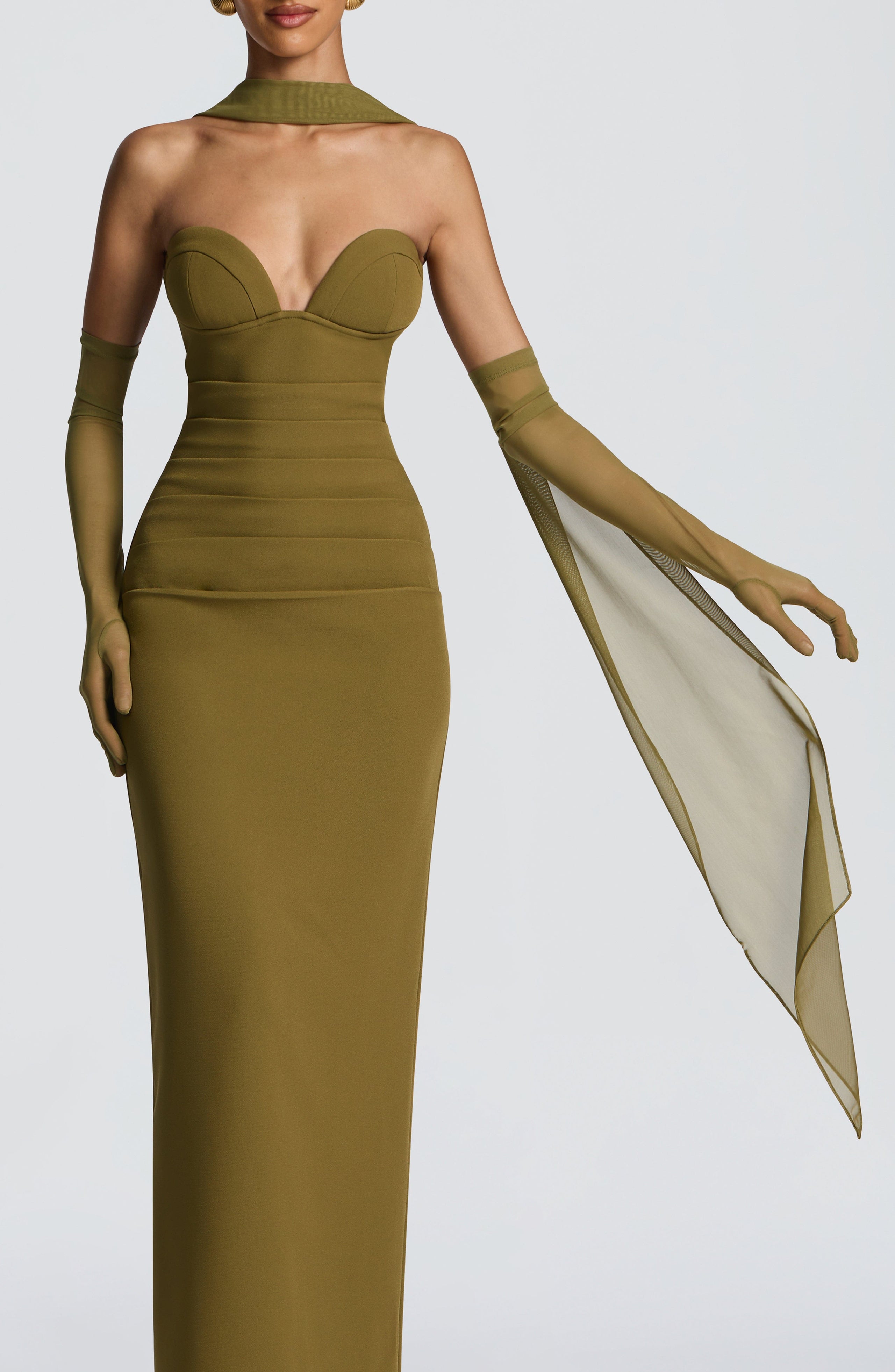 Ayla Scarf - Deep Olive