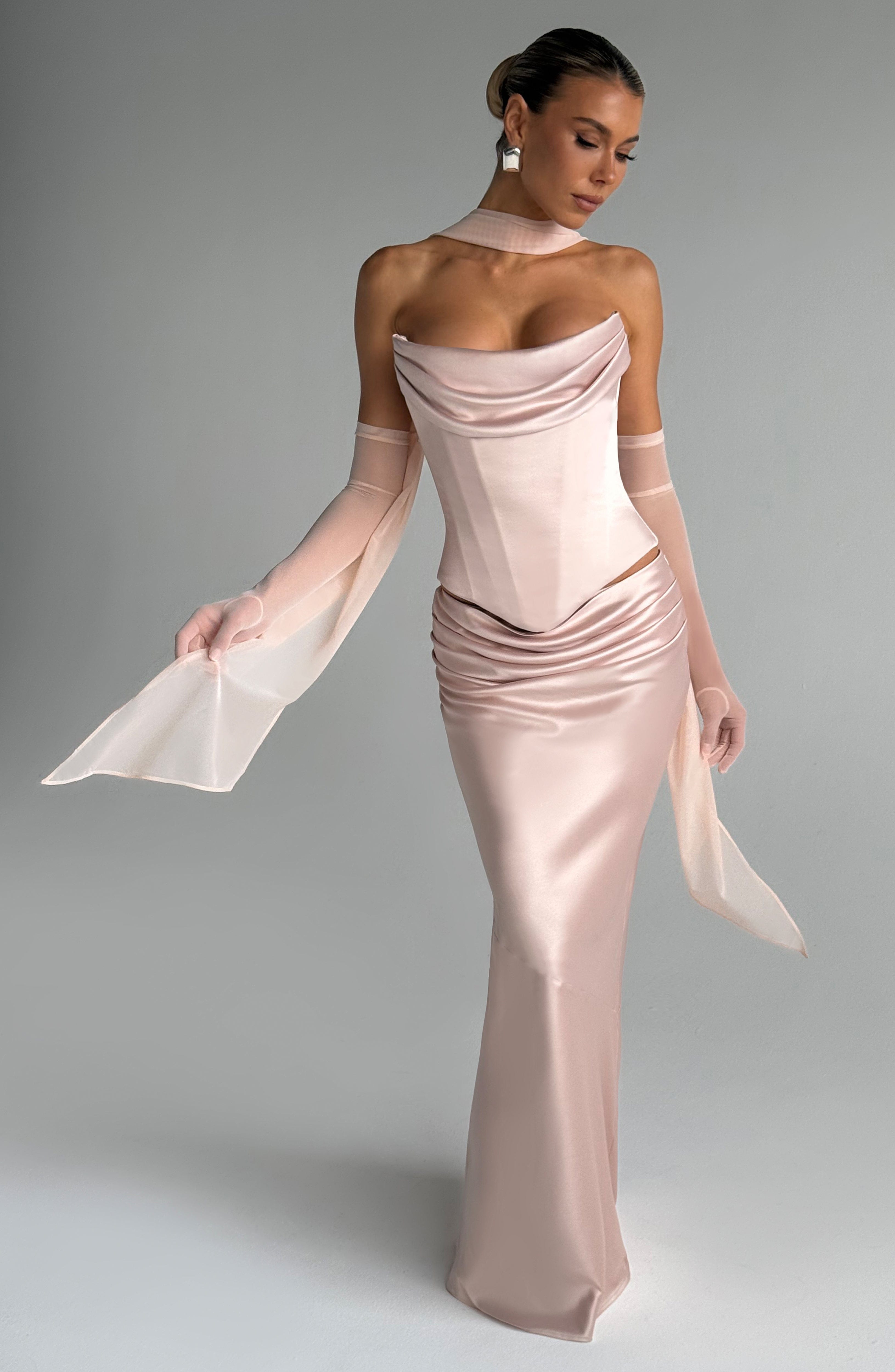 Ayla Scarf - Soft Peach