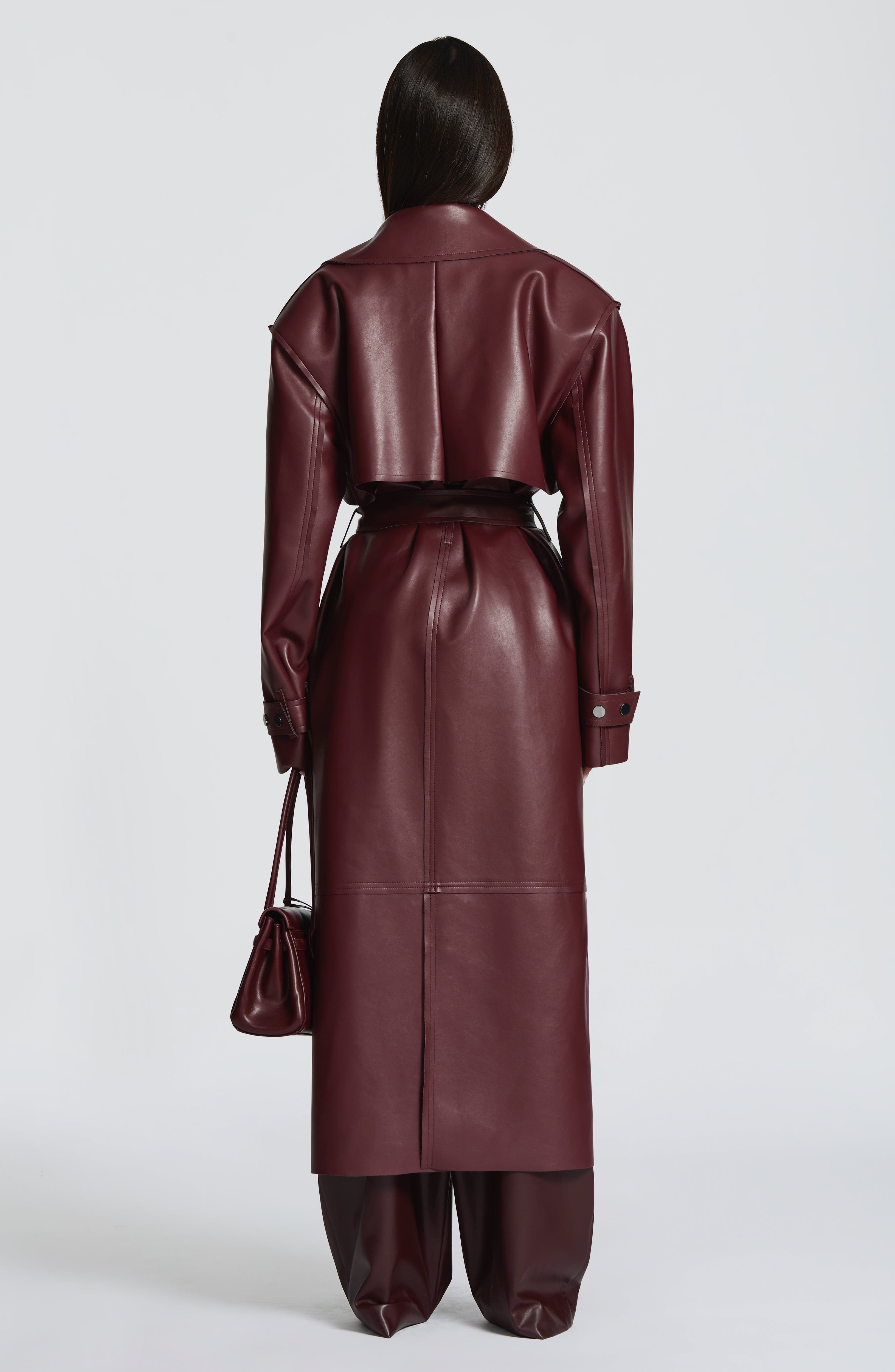 Bridget Trench Coat - Plum