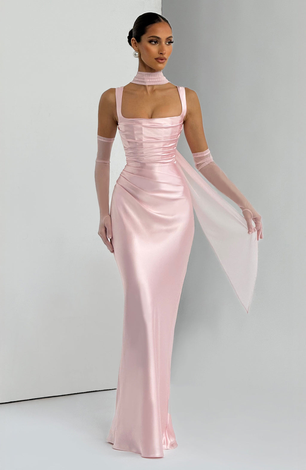 Calanthe Maxi Dress - Blush