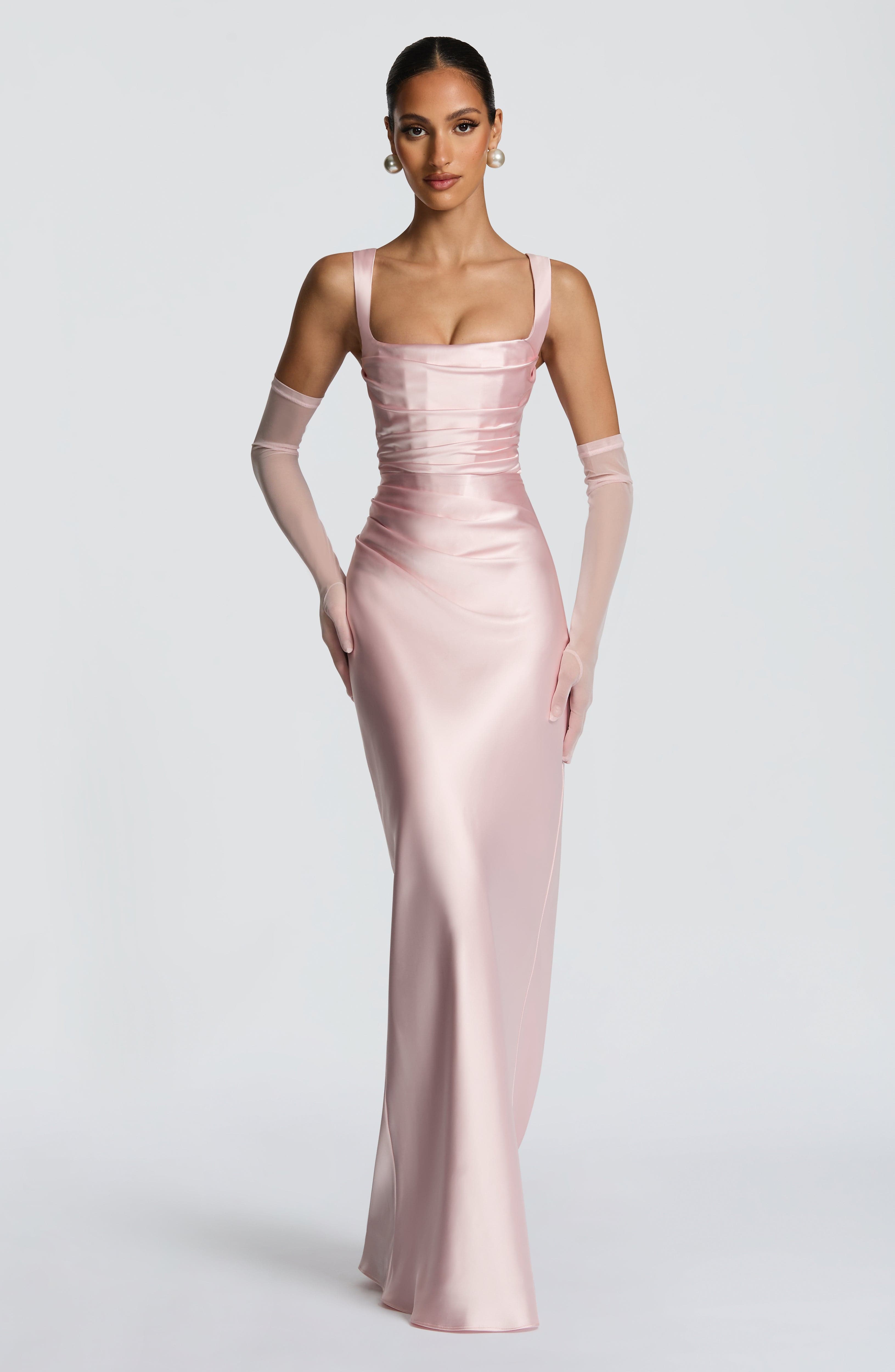Calanthe Maxi Dress - Blush