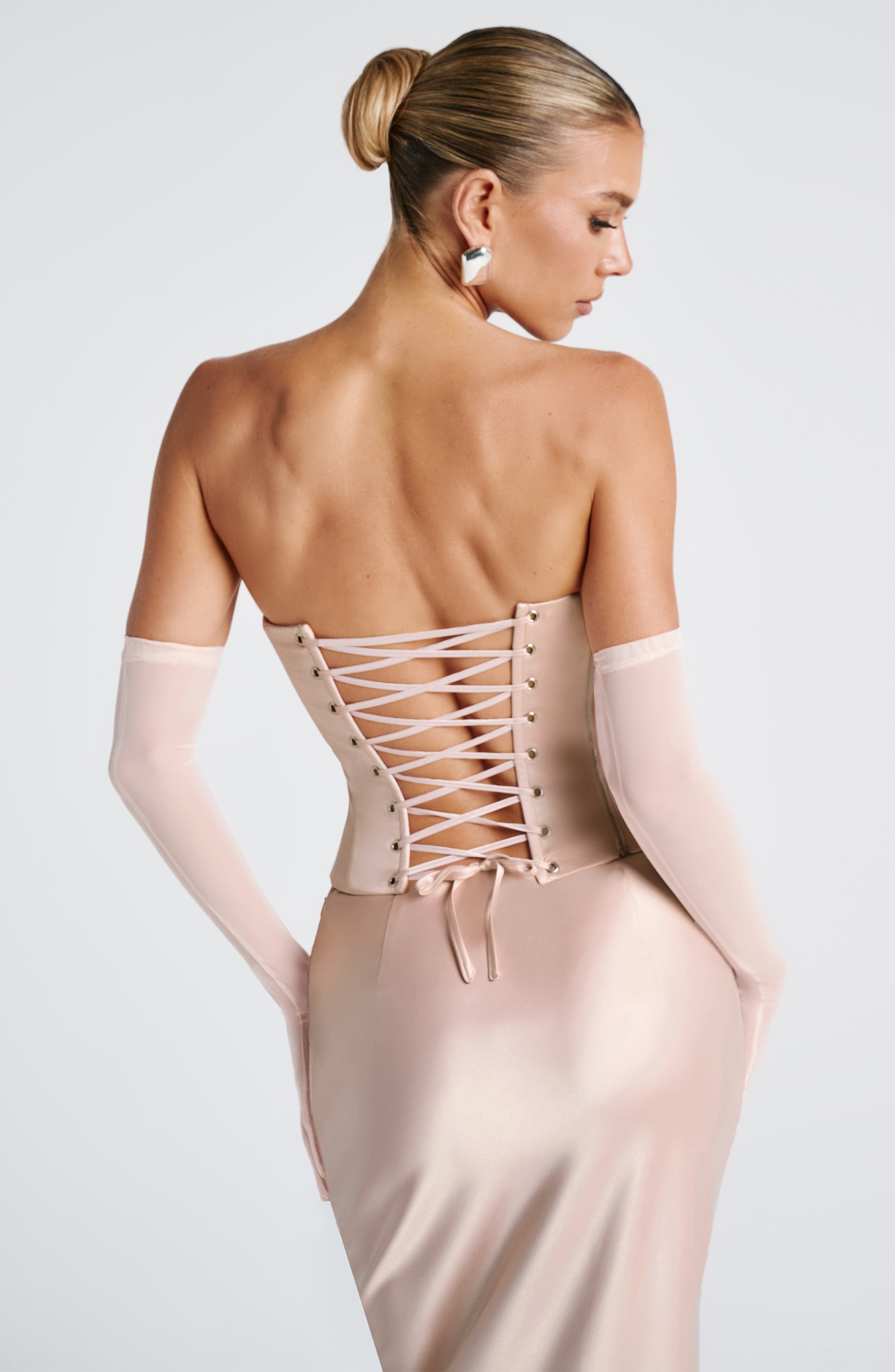 Callista Corset - Soft Peach