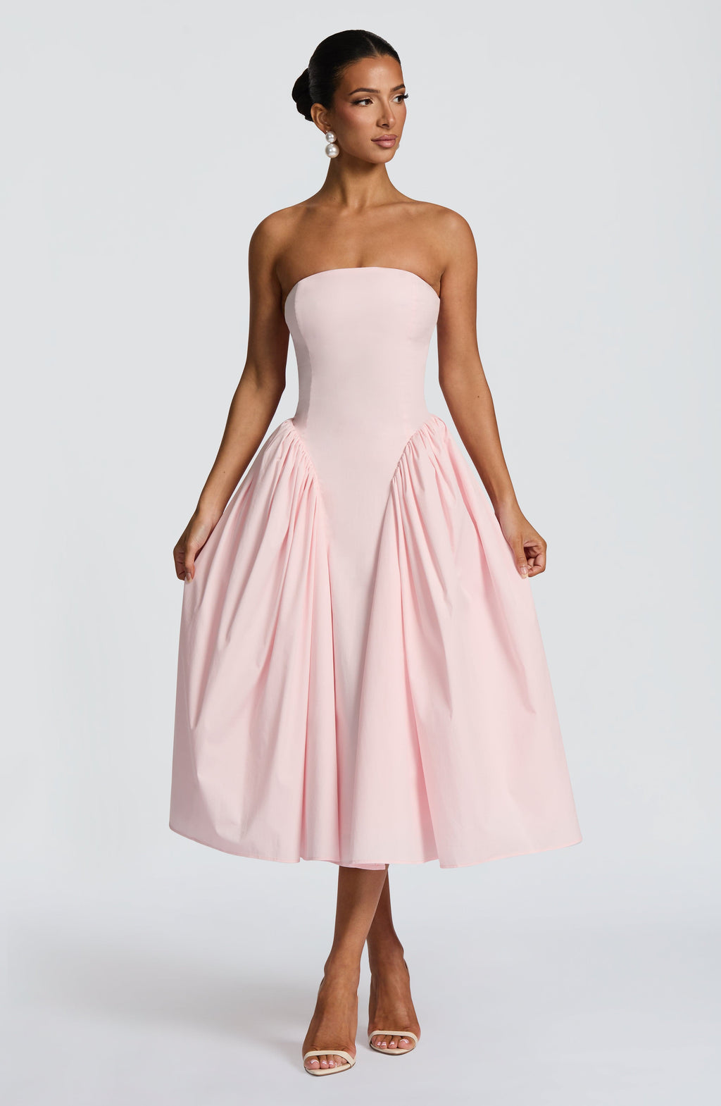 Darla Midi Dress - Blush