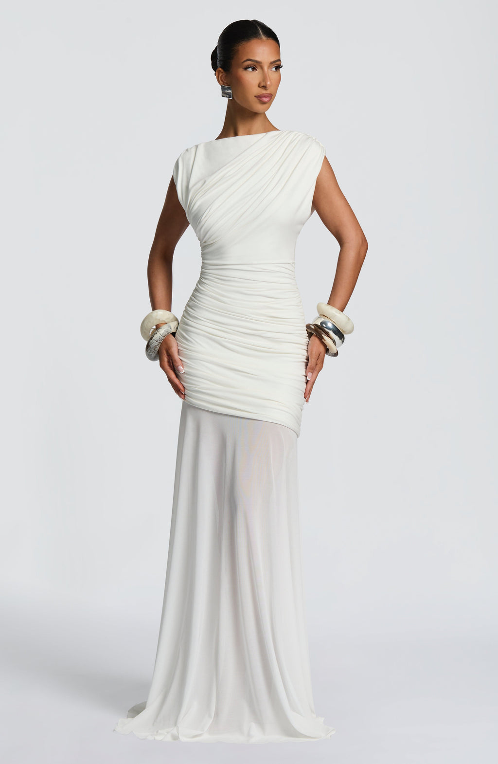 Demelza Maxi Dress - Ivory
