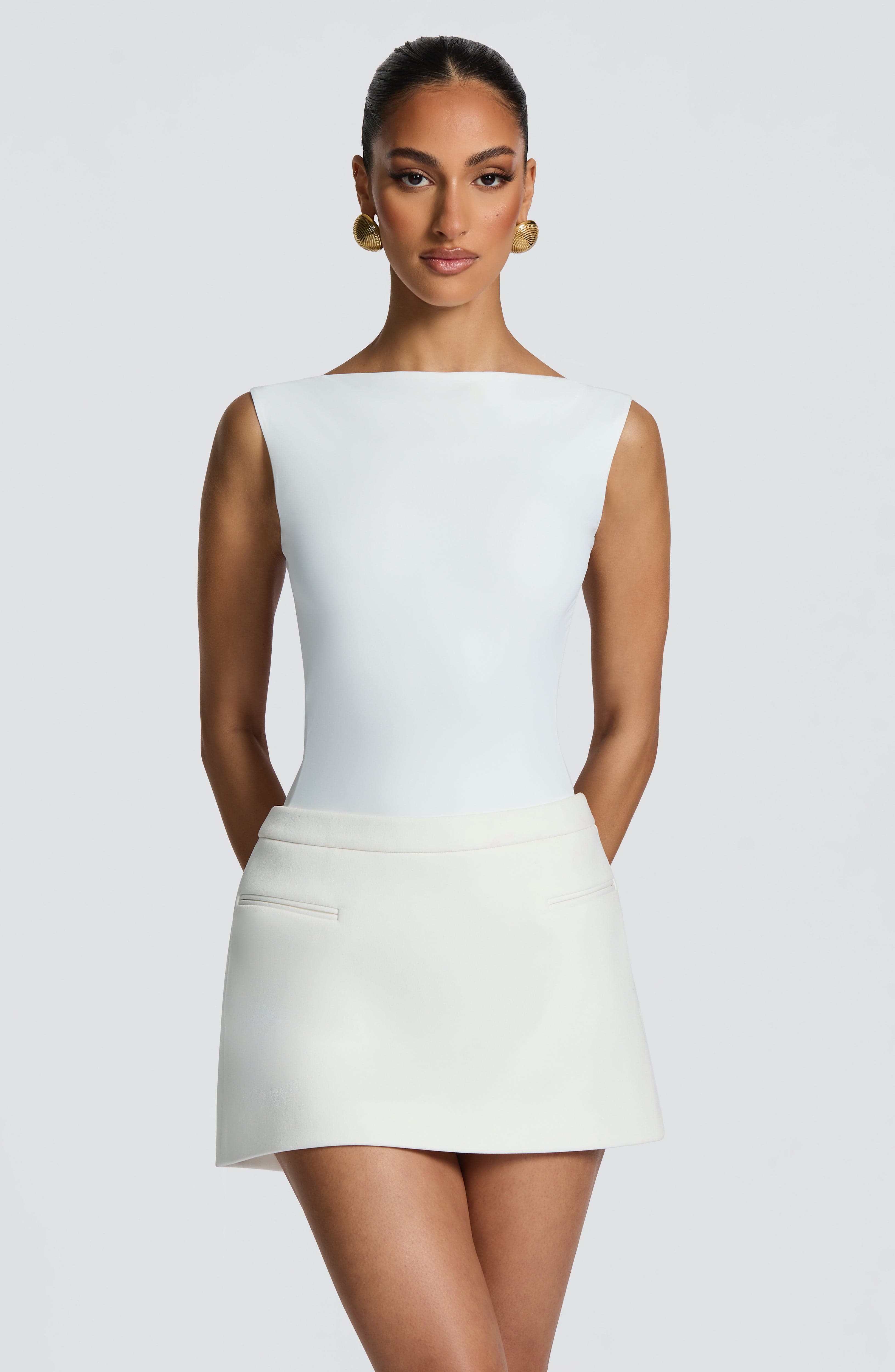Edna Mini Skirt - Ivory