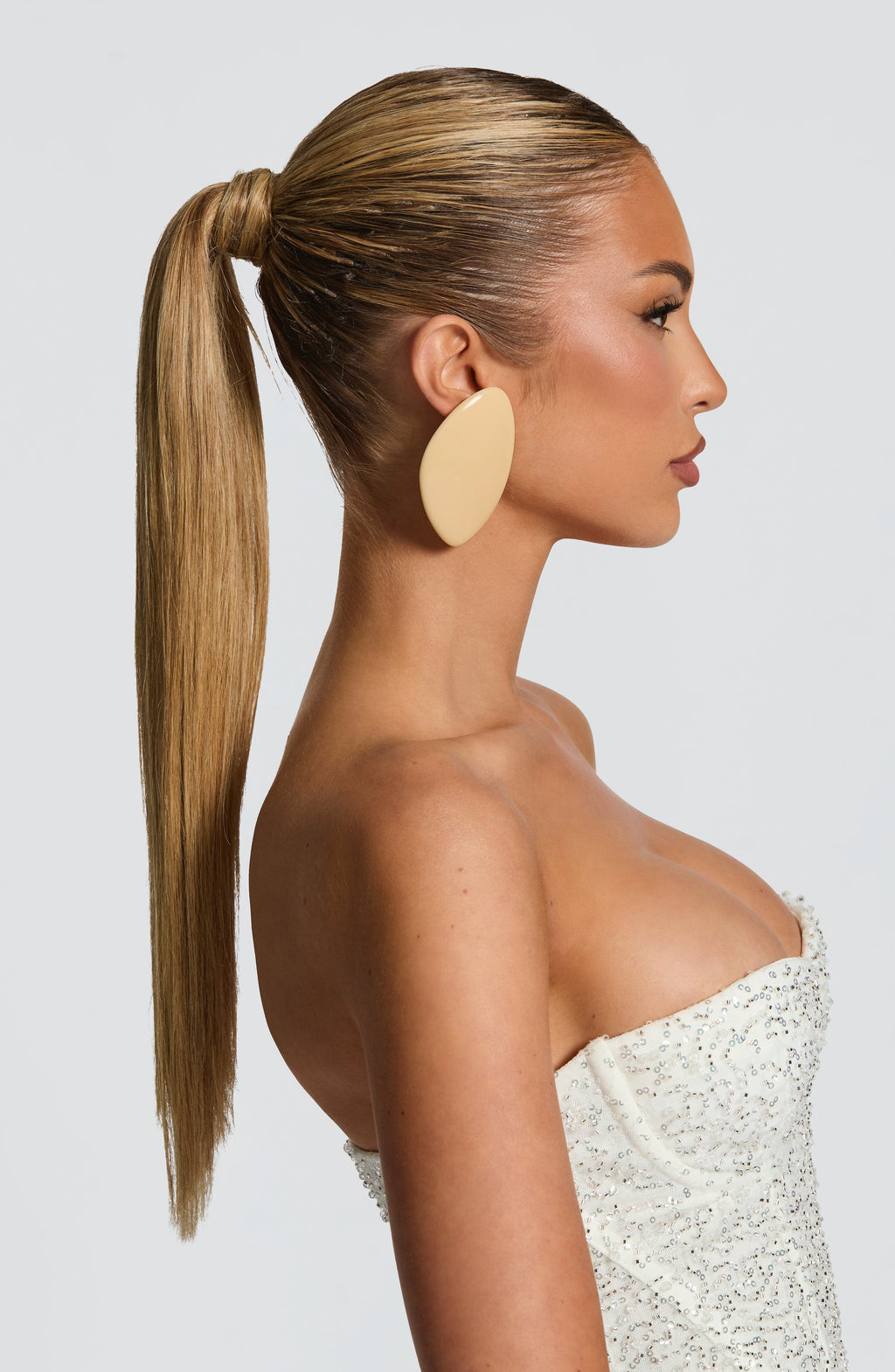 Elvera Earrings - Cream