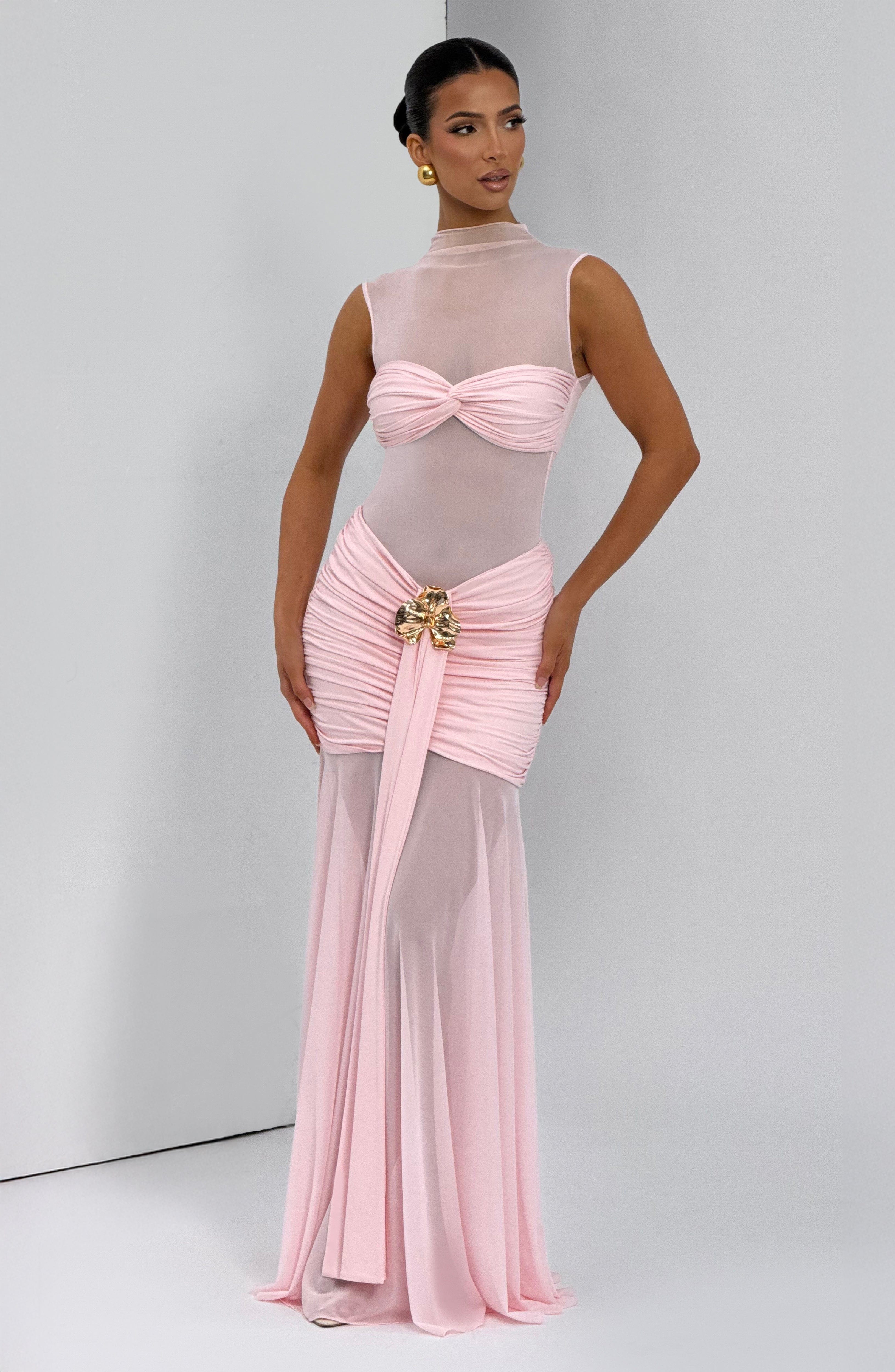 Fae Maxi Skirt - Blush