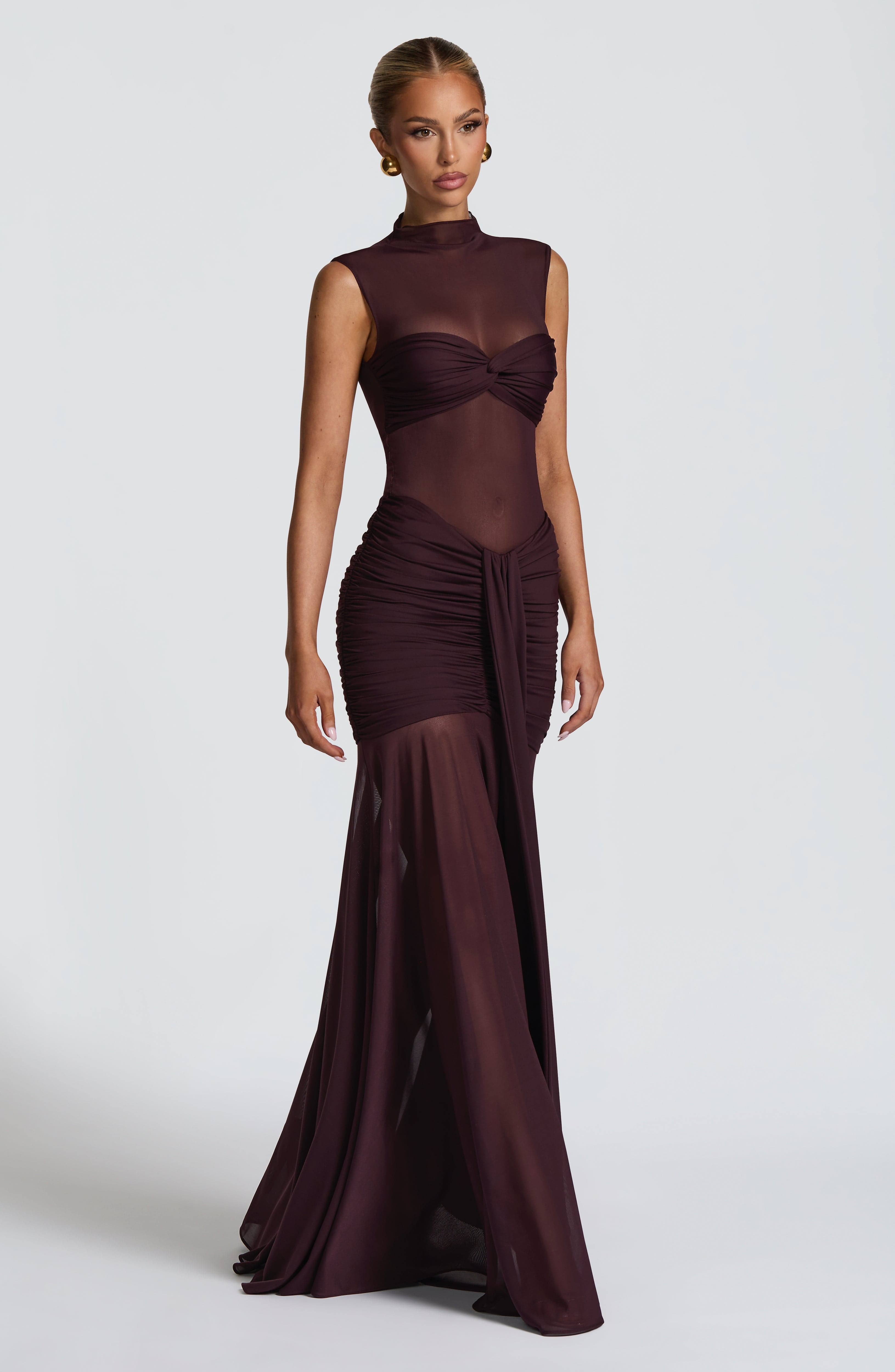 Fae Maxi Skirt - Plum