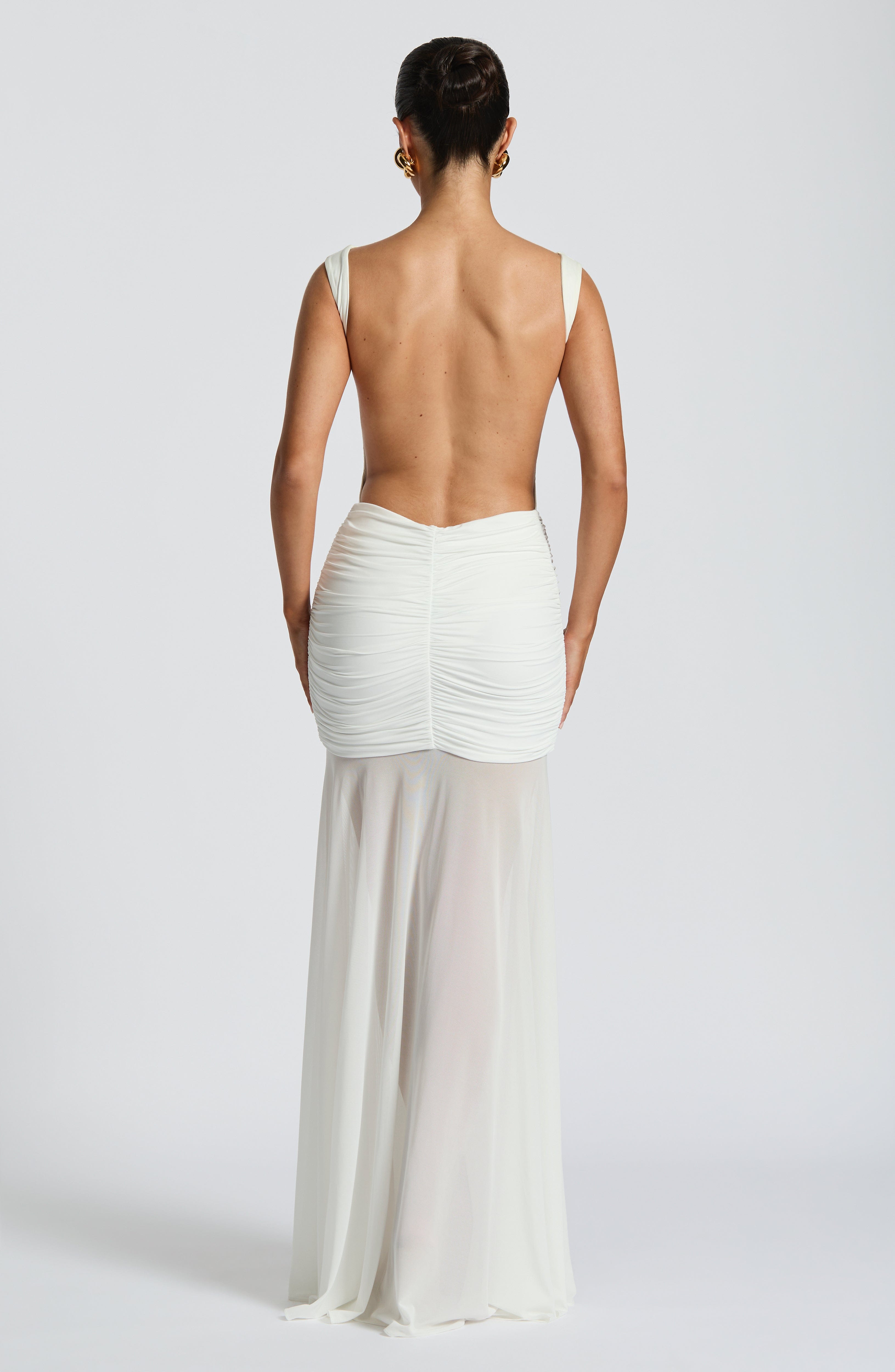 Fae Maxi Skirt - White