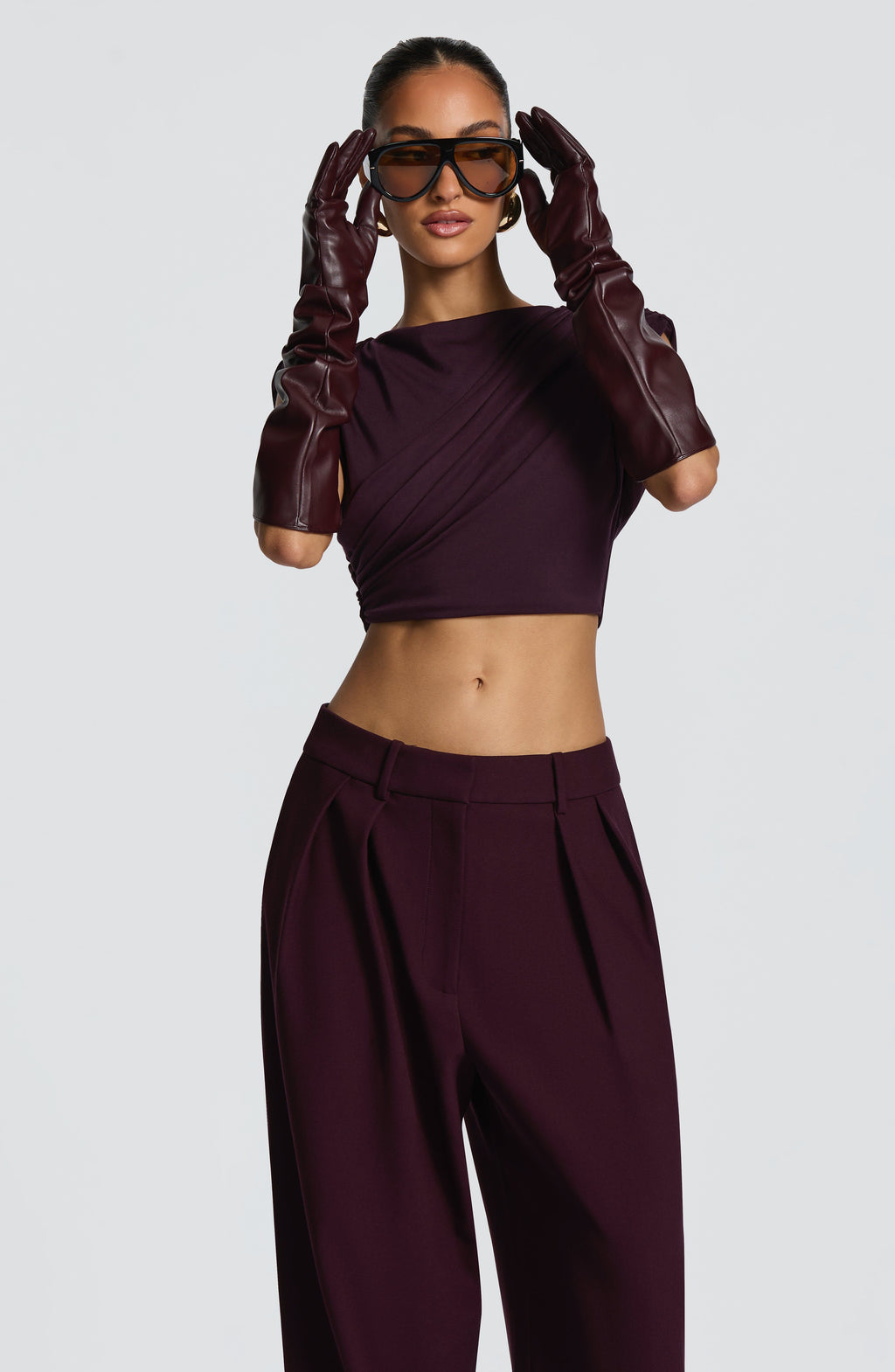 Frankie Gloves - Plum