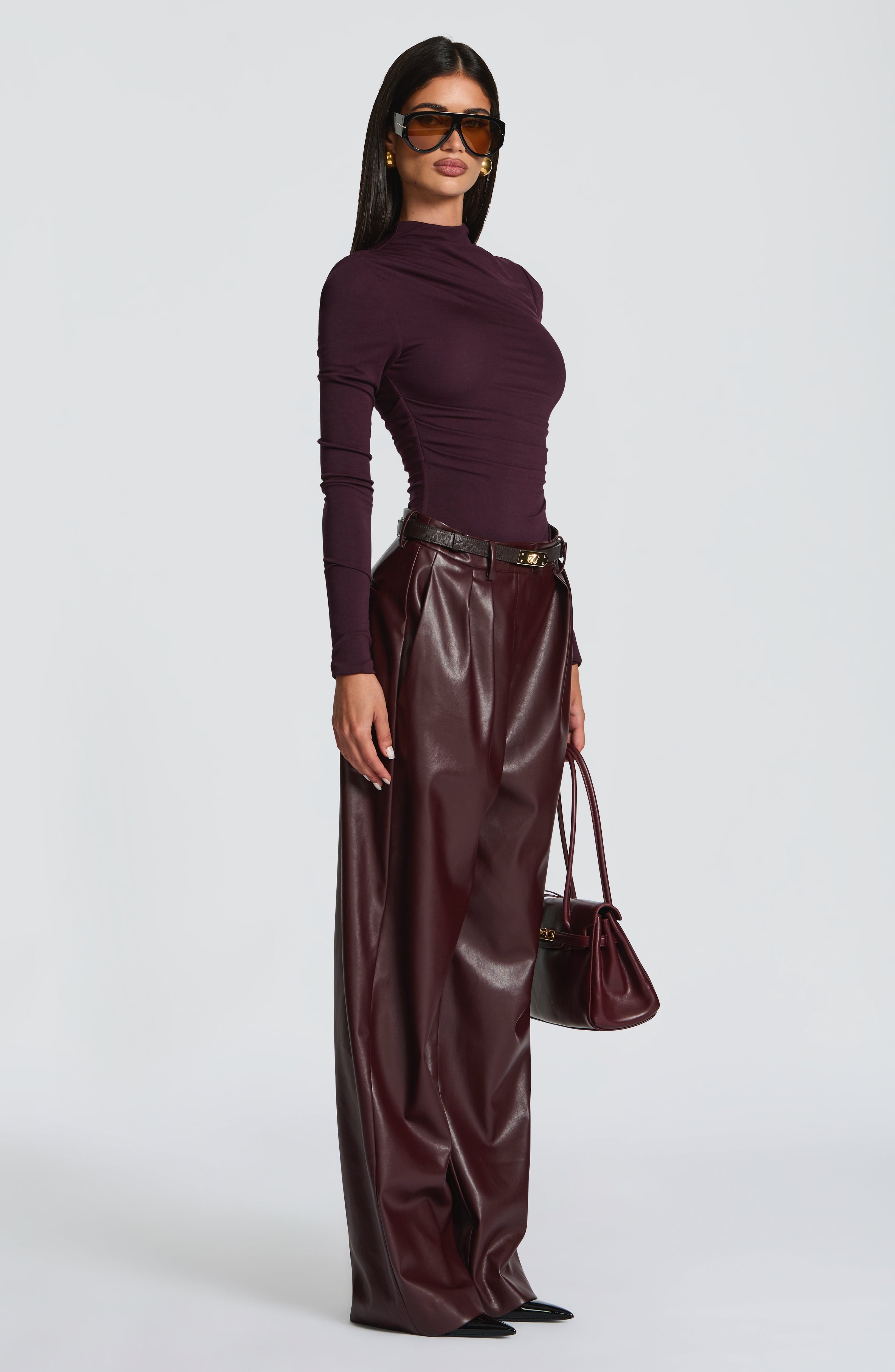 Glenda Pants - Plum