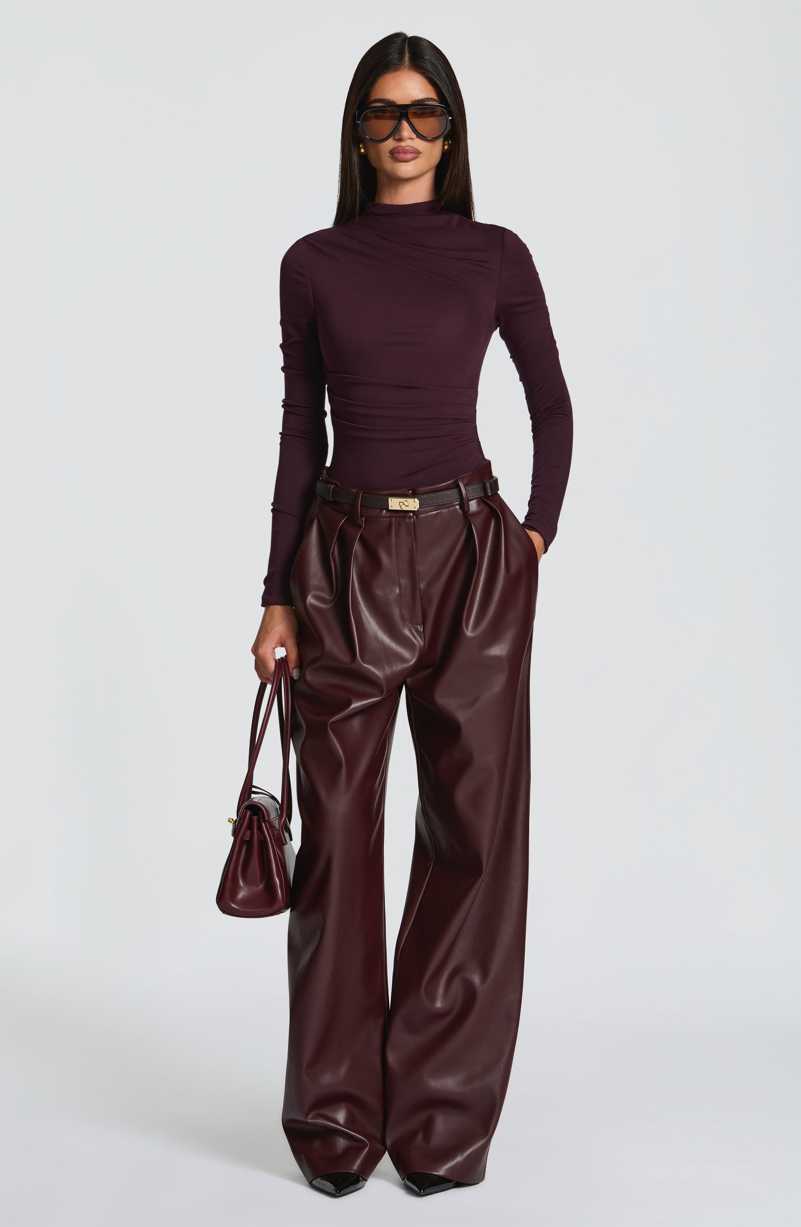 Glenda Pants - Plum