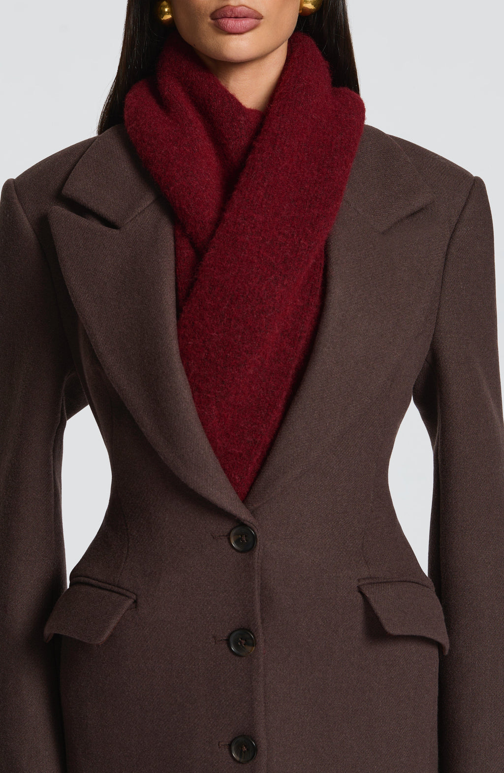 Jeanie Scarf - Burgundy