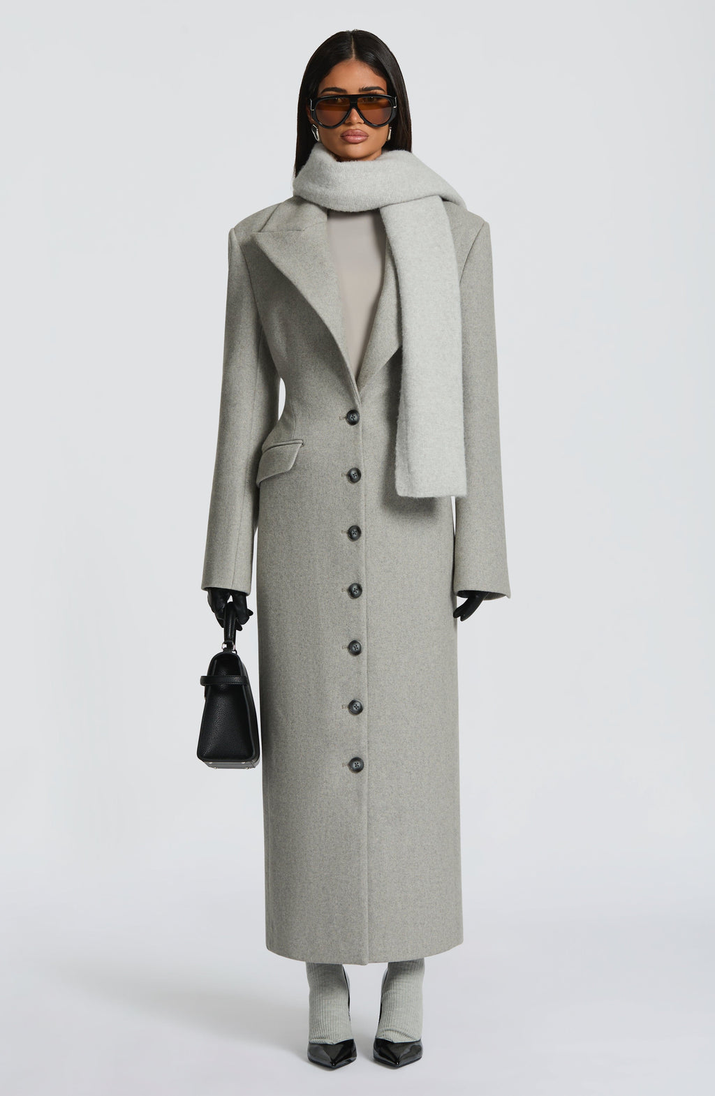 Jeanie Scarf - Light Grey