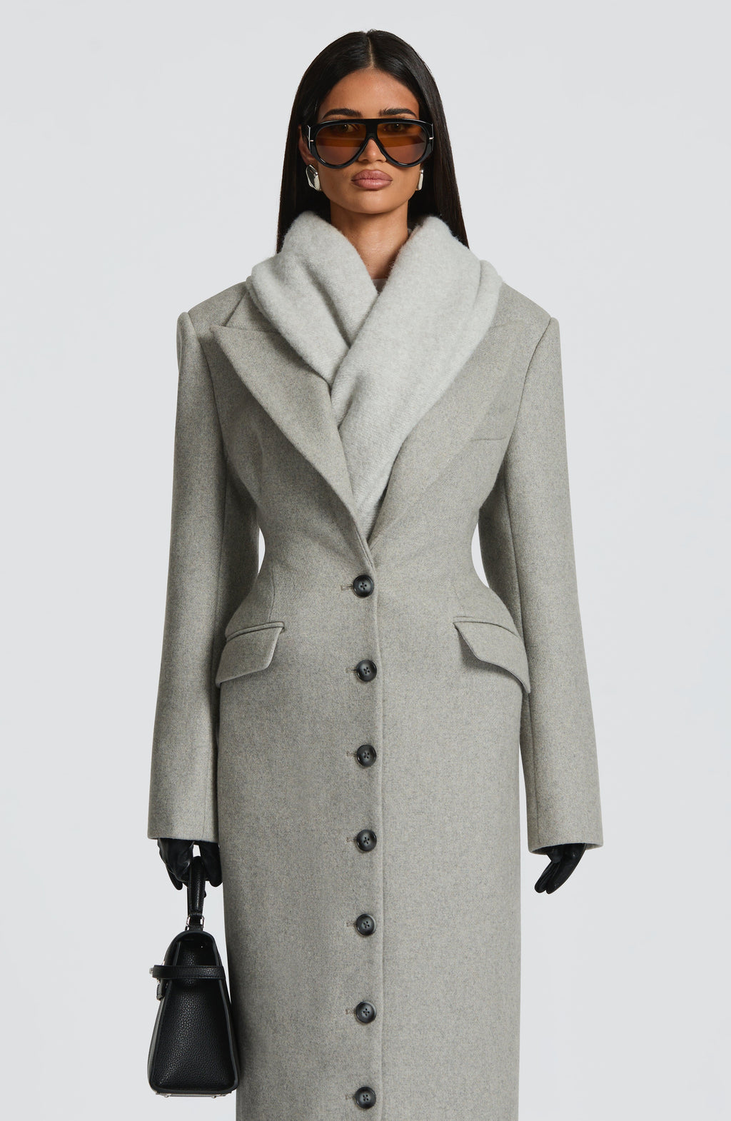 Jeanie Scarf - Light Grey