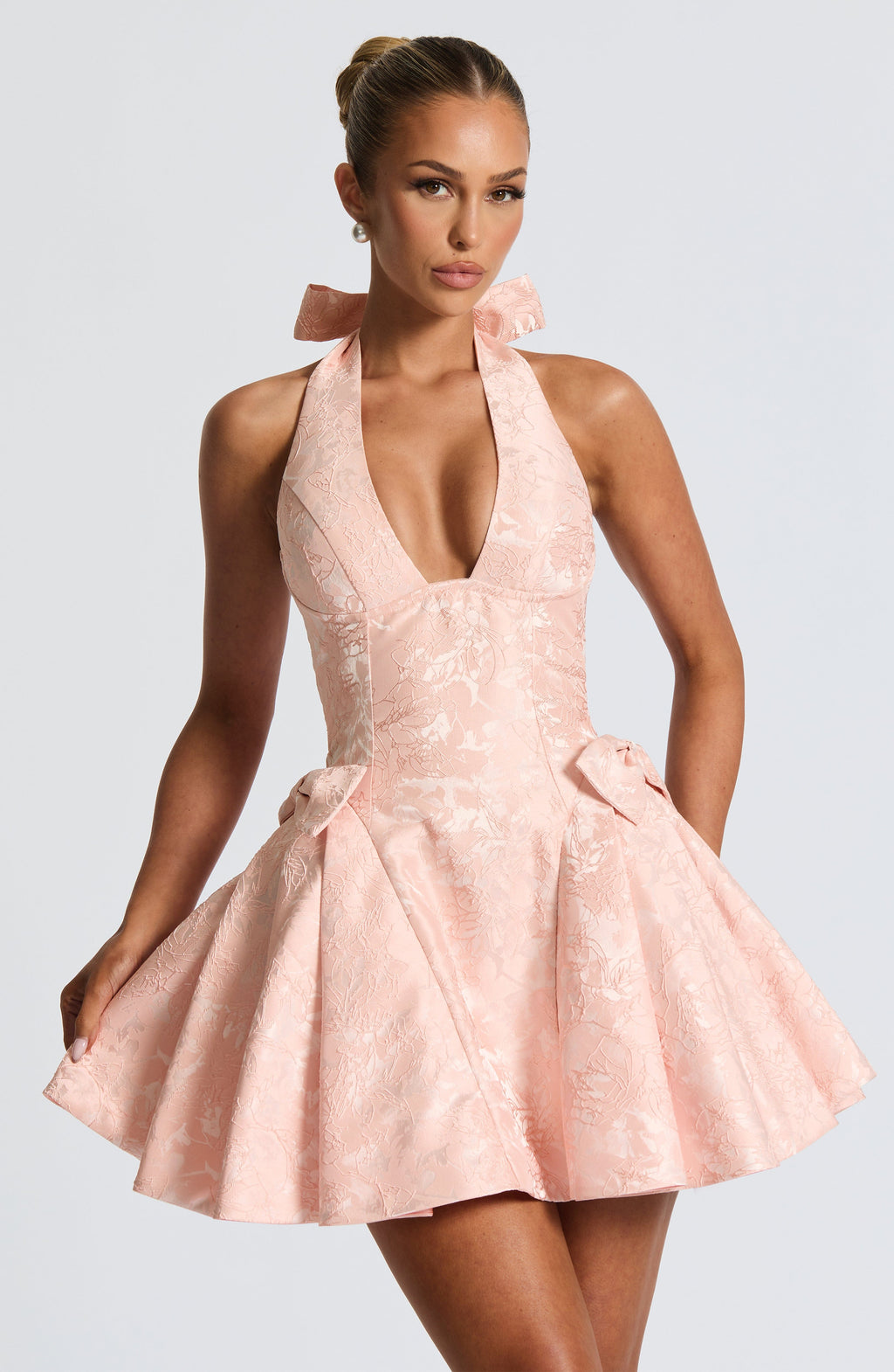 Jocelyn Mini Dress - Soft Peach