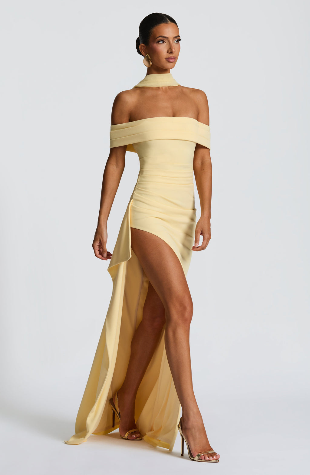 Joyce Maxi Dress - Lemon