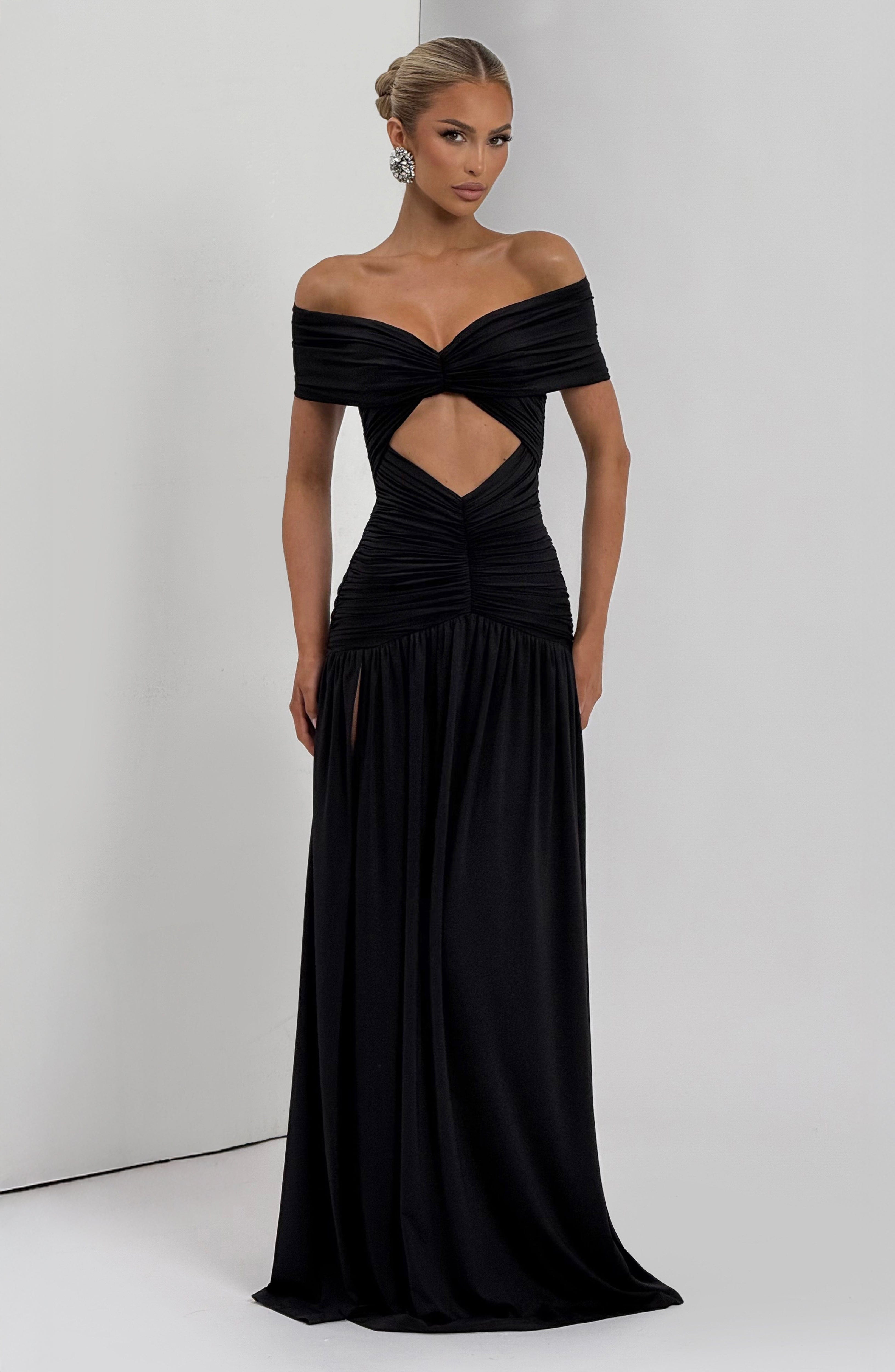 Kathryn Maxi Dress - Black