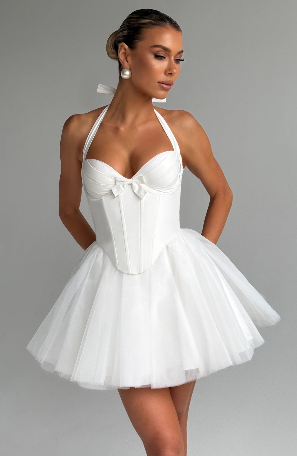 Keely Mini Dress - Ivory