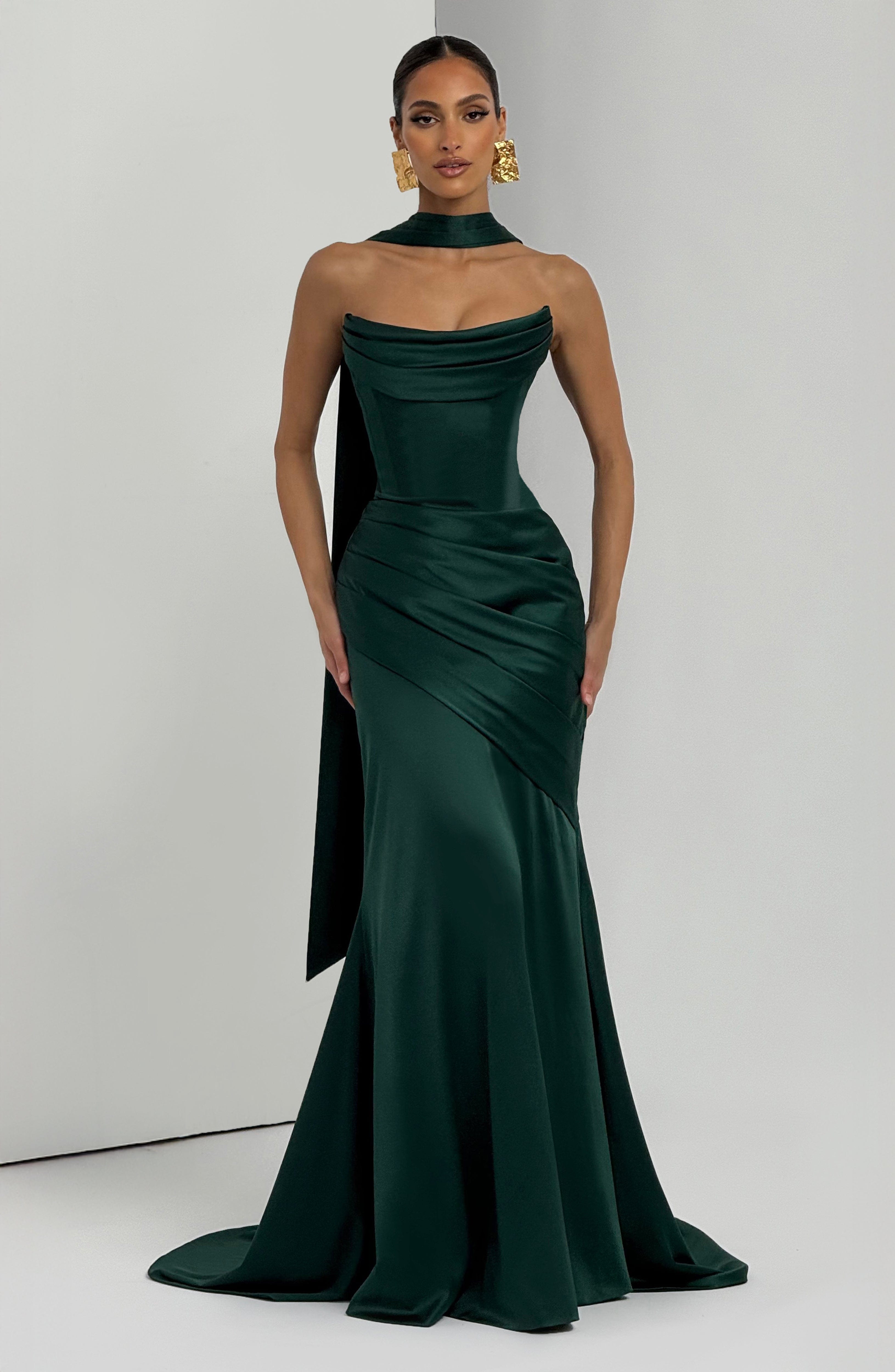 Kensington Maxi Dress - Emerald