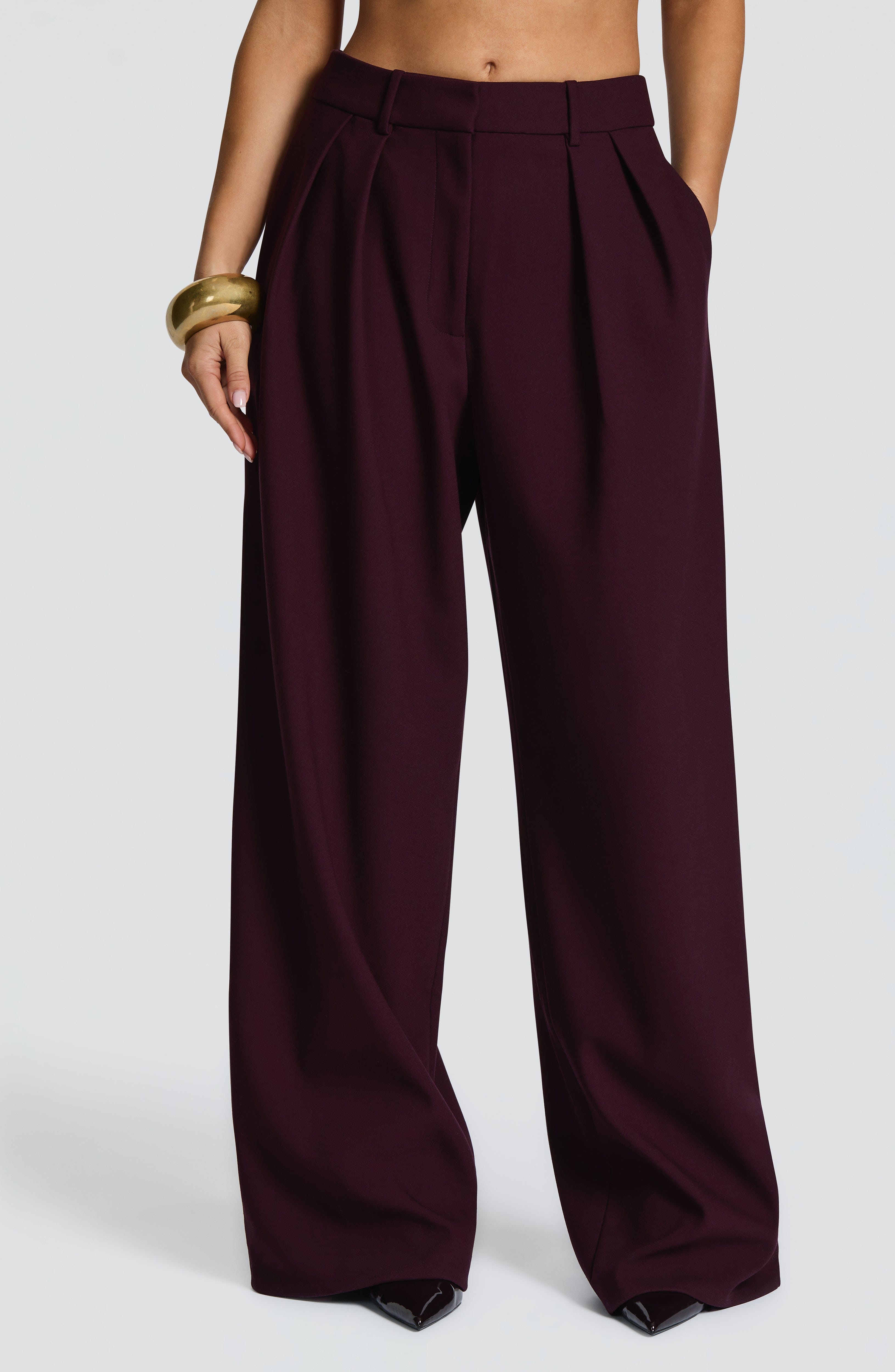 Kirsty Pants - Plum