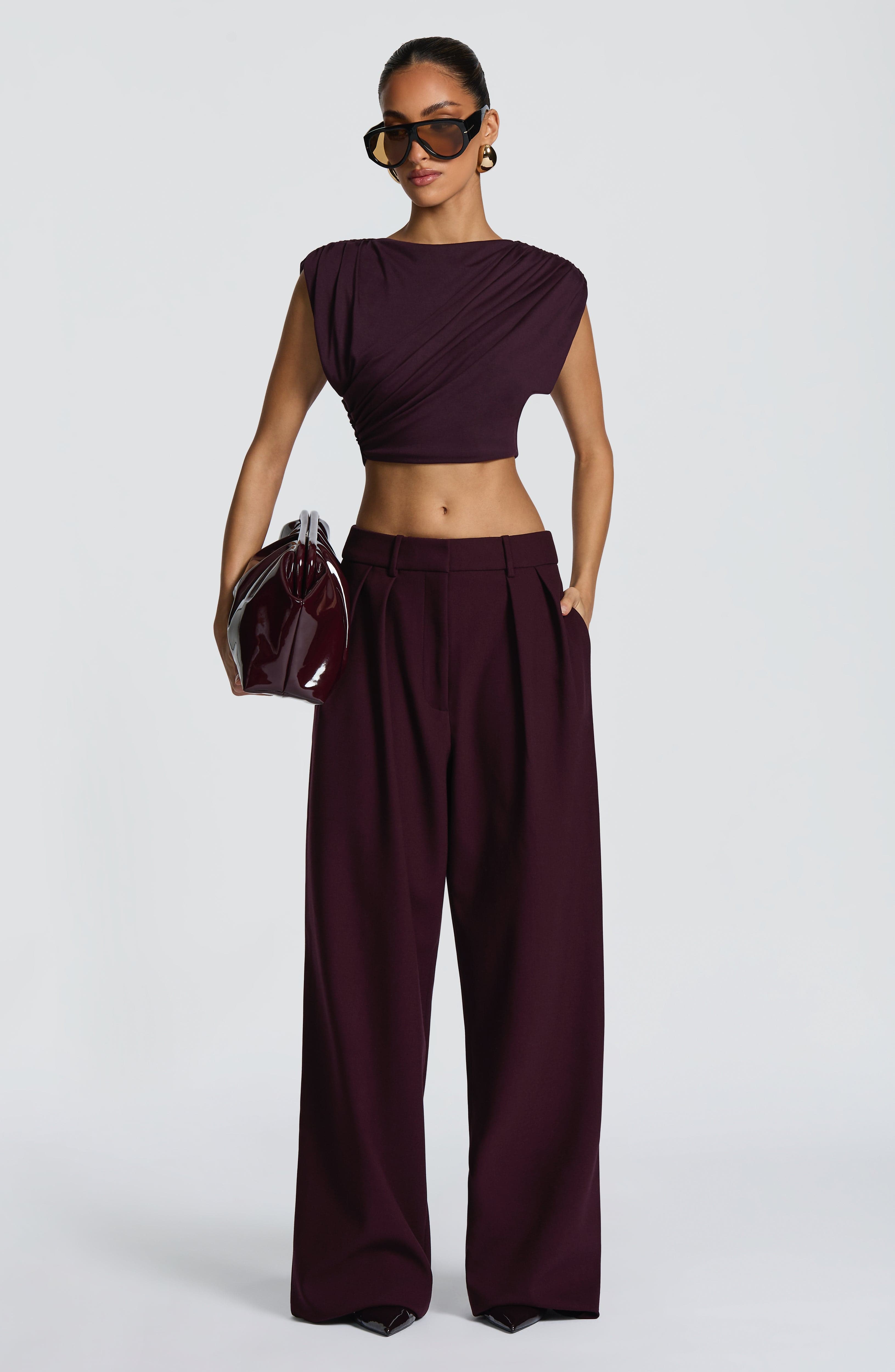 Kirsty Pants - Plum