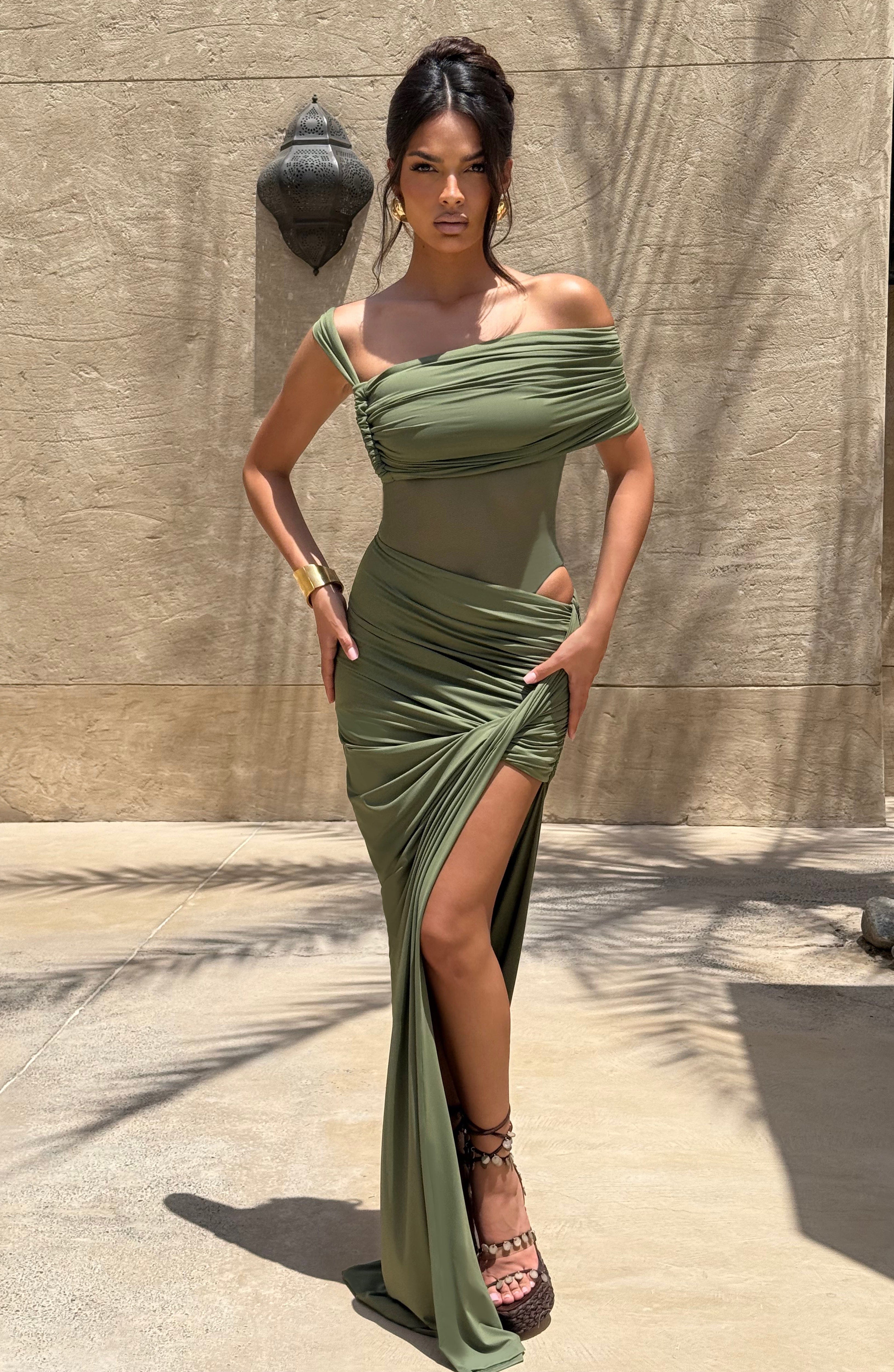 Lisette Bodysuit - Khaki