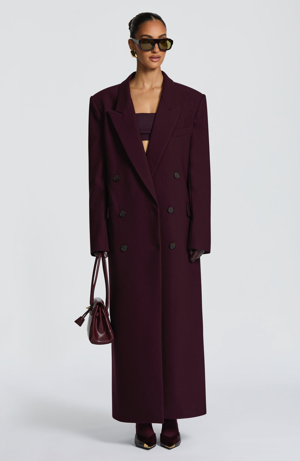 Michelle Coat - Plum