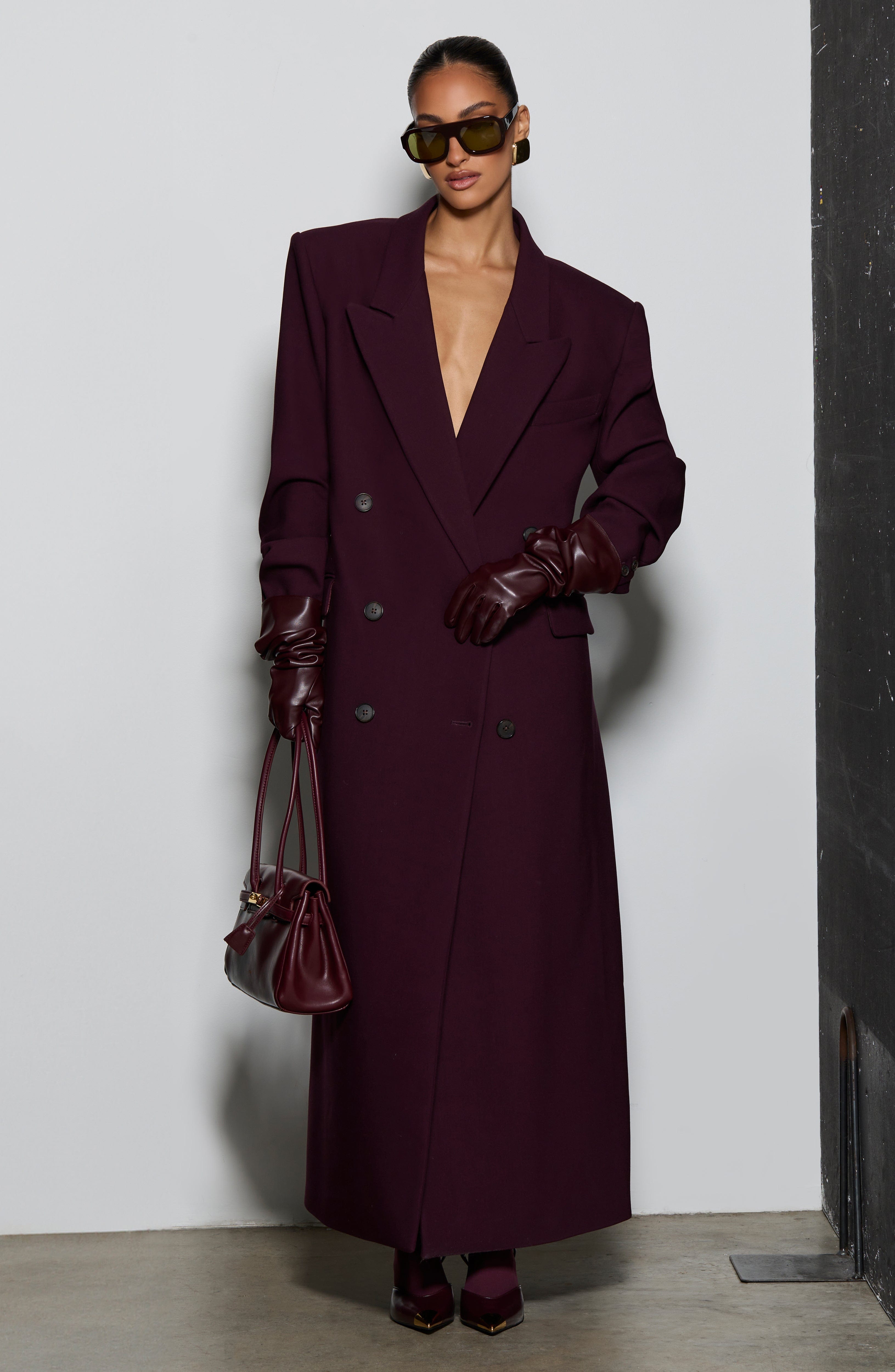 Michelle Coat - Plum