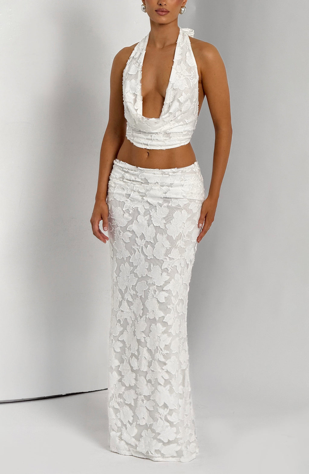 Myra Maxi Skirt - Ivory