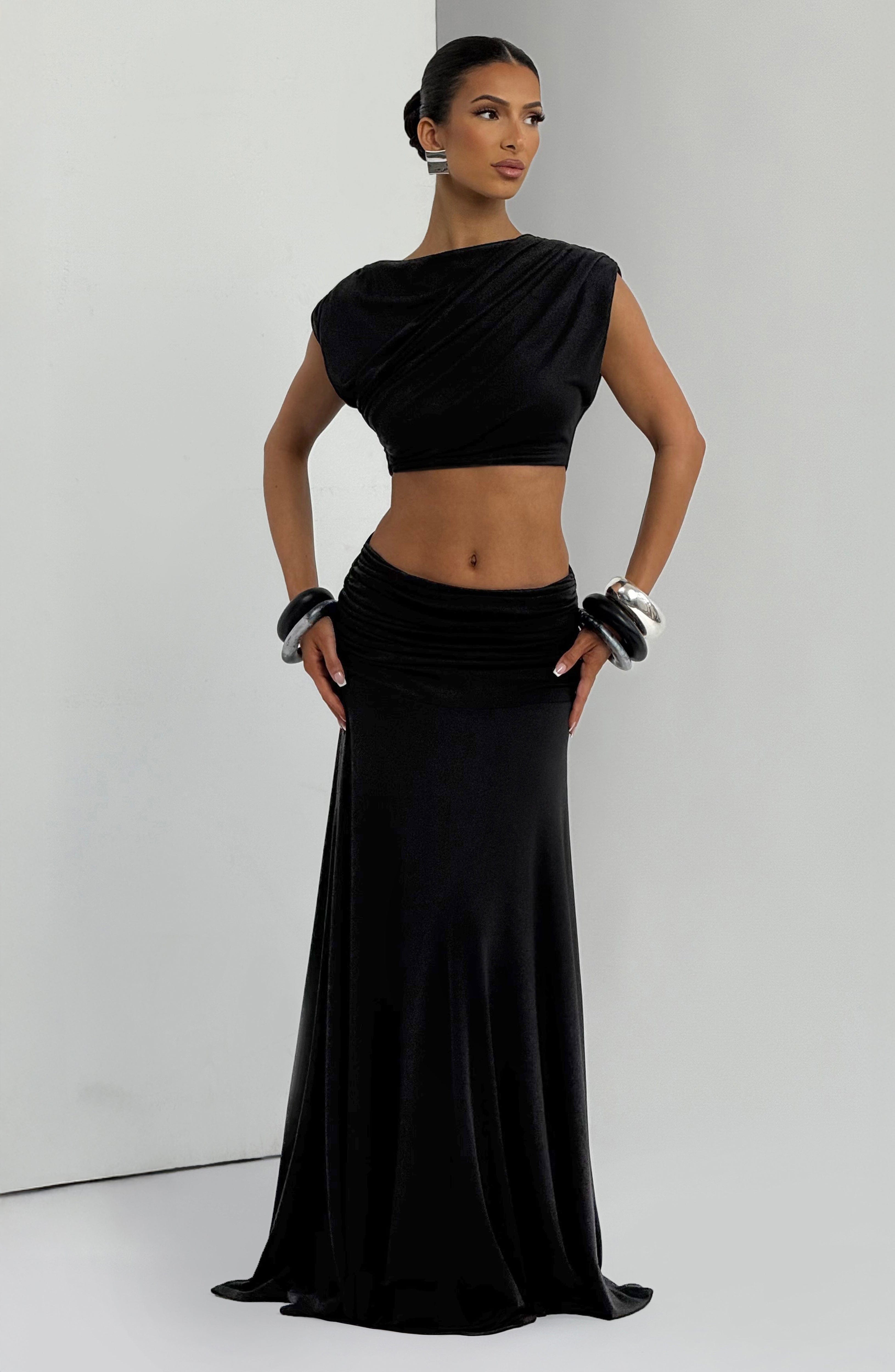 Paige Maxi Skirt - Black