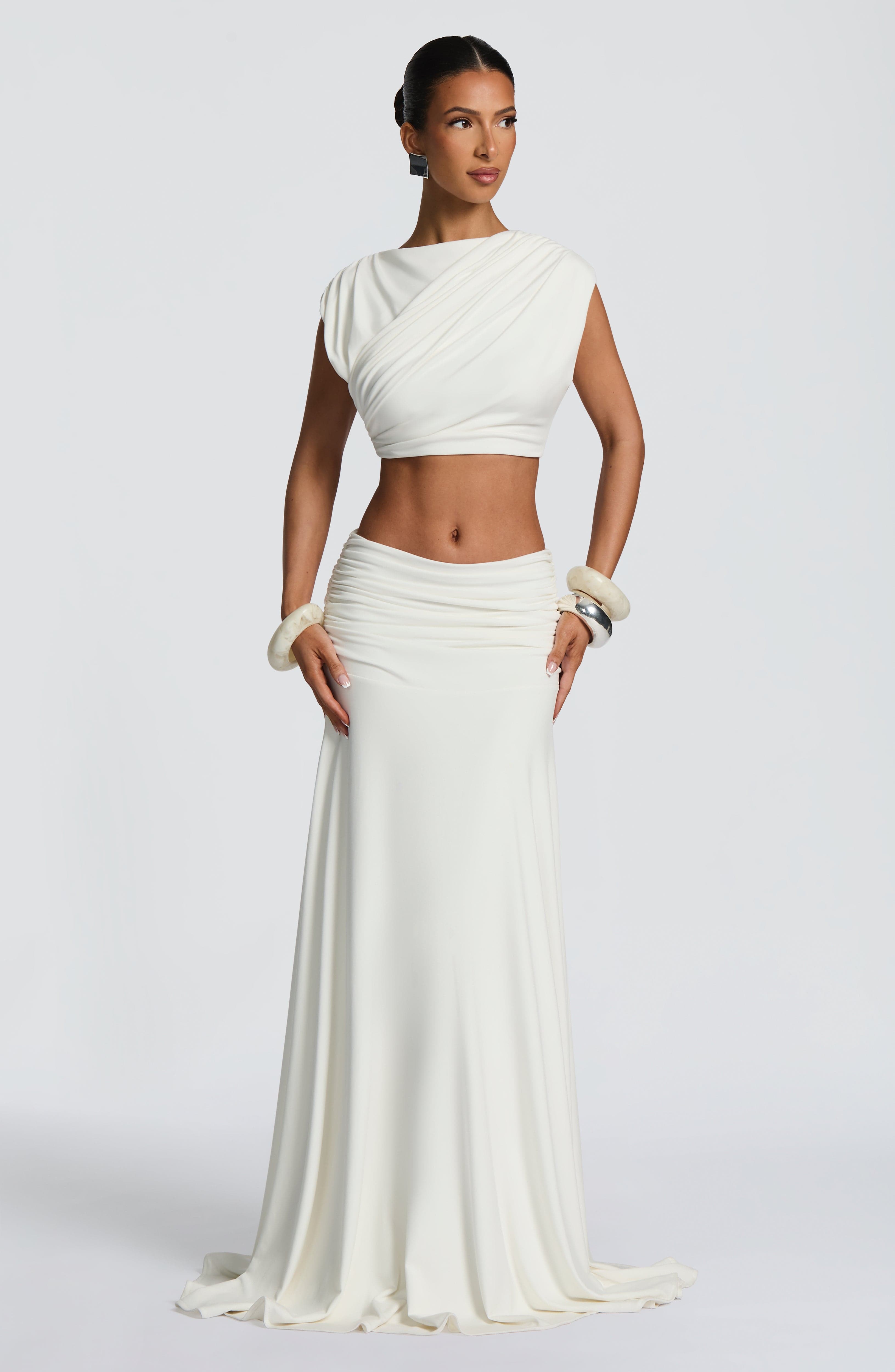 Paige Maxi Skirt - Ivory