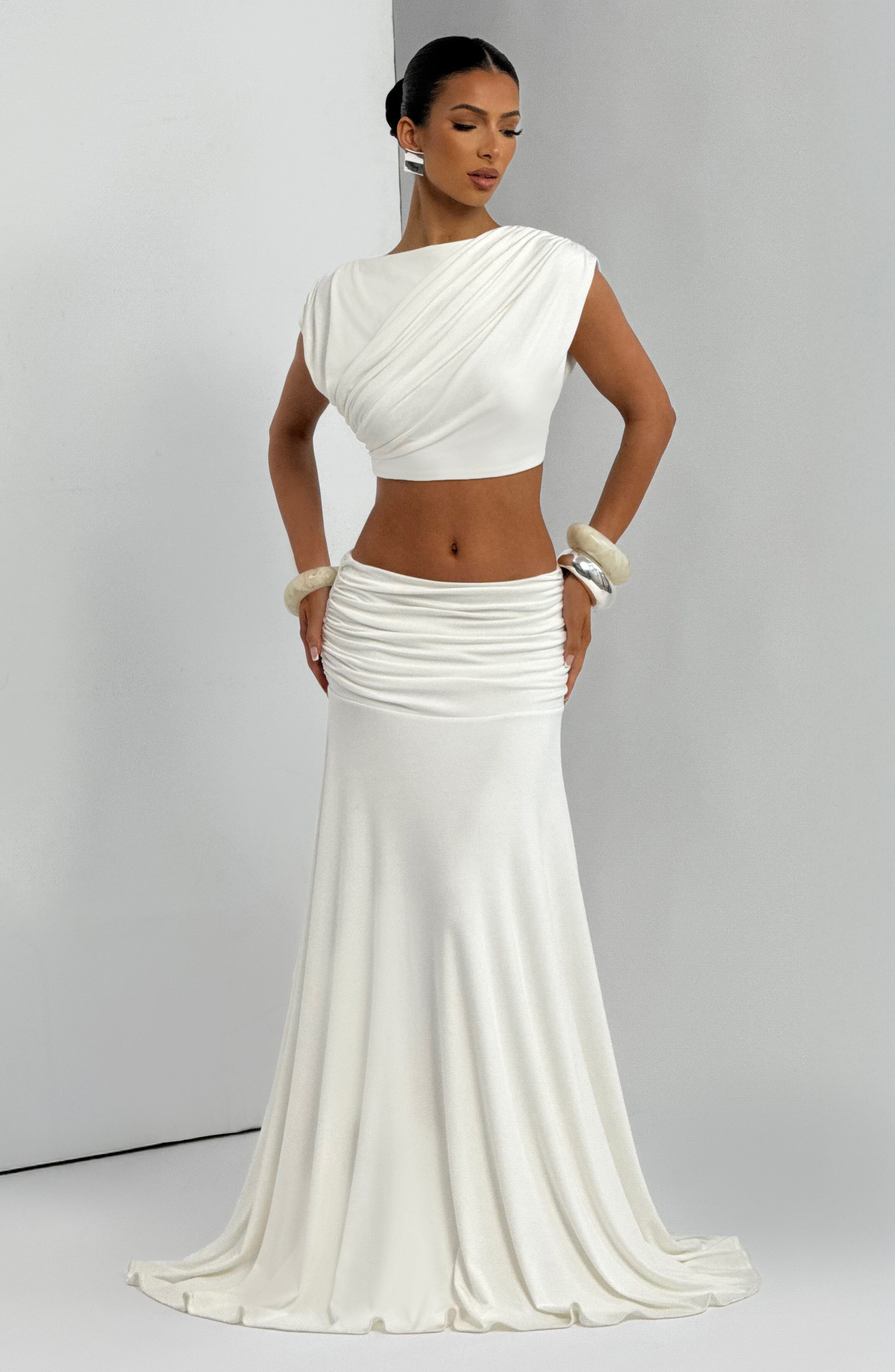 Paige Maxi Skirt - Ivory