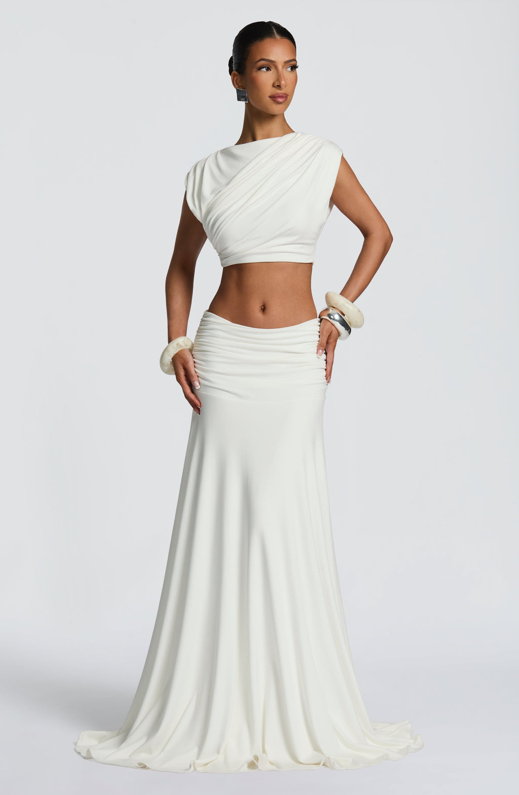 Paige Maxi Skirt - Ivory