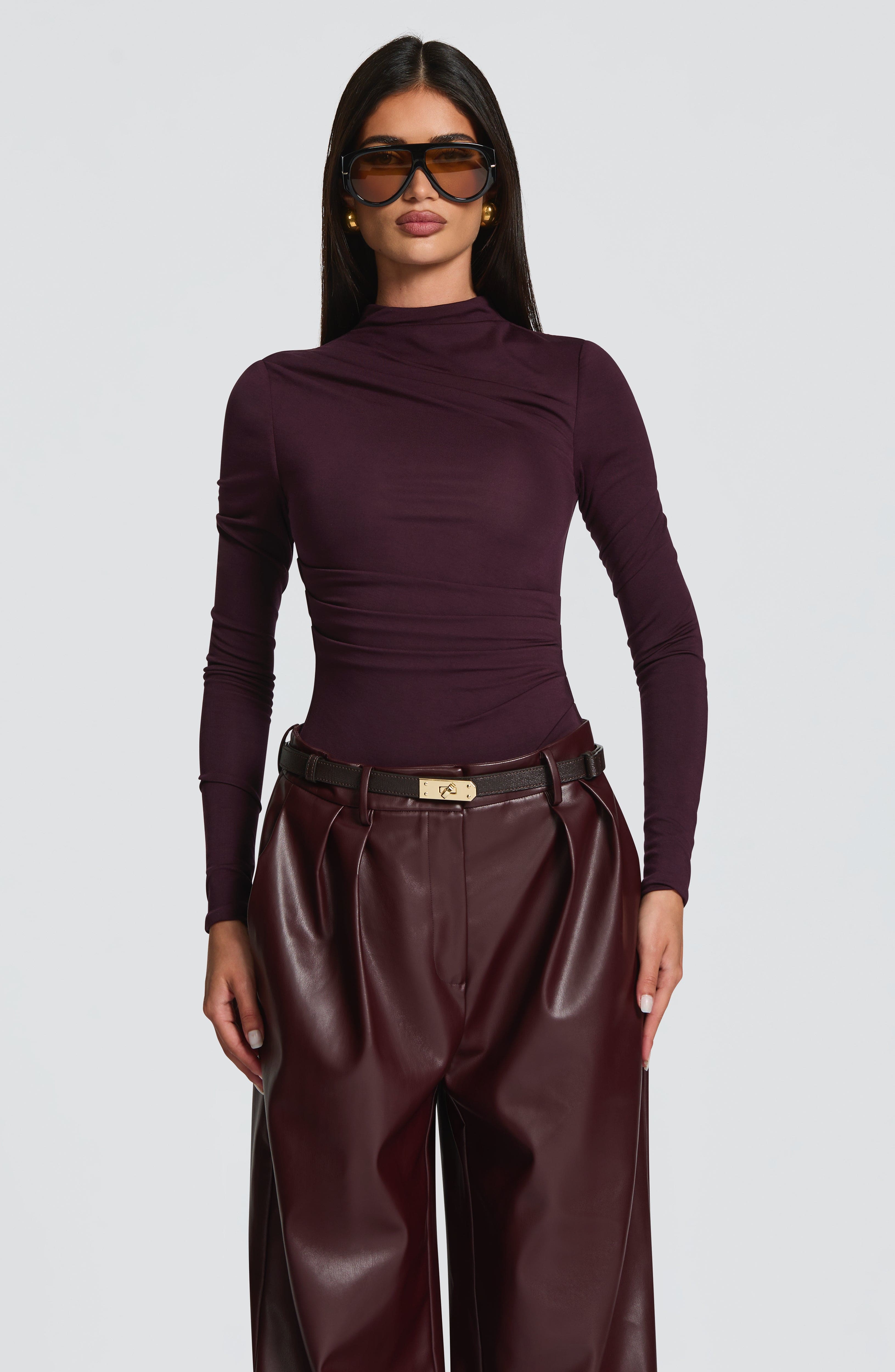 Pearson Bodysuit - Plum