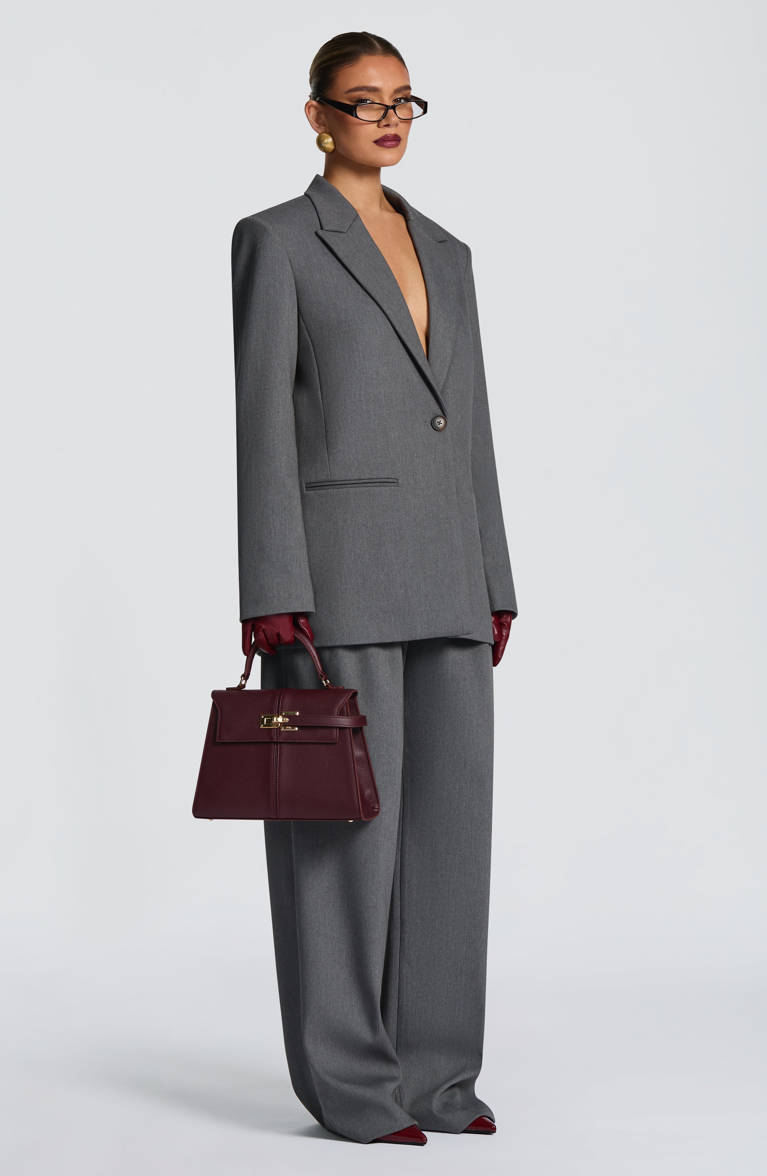 Reece Blazer - Grey Marl