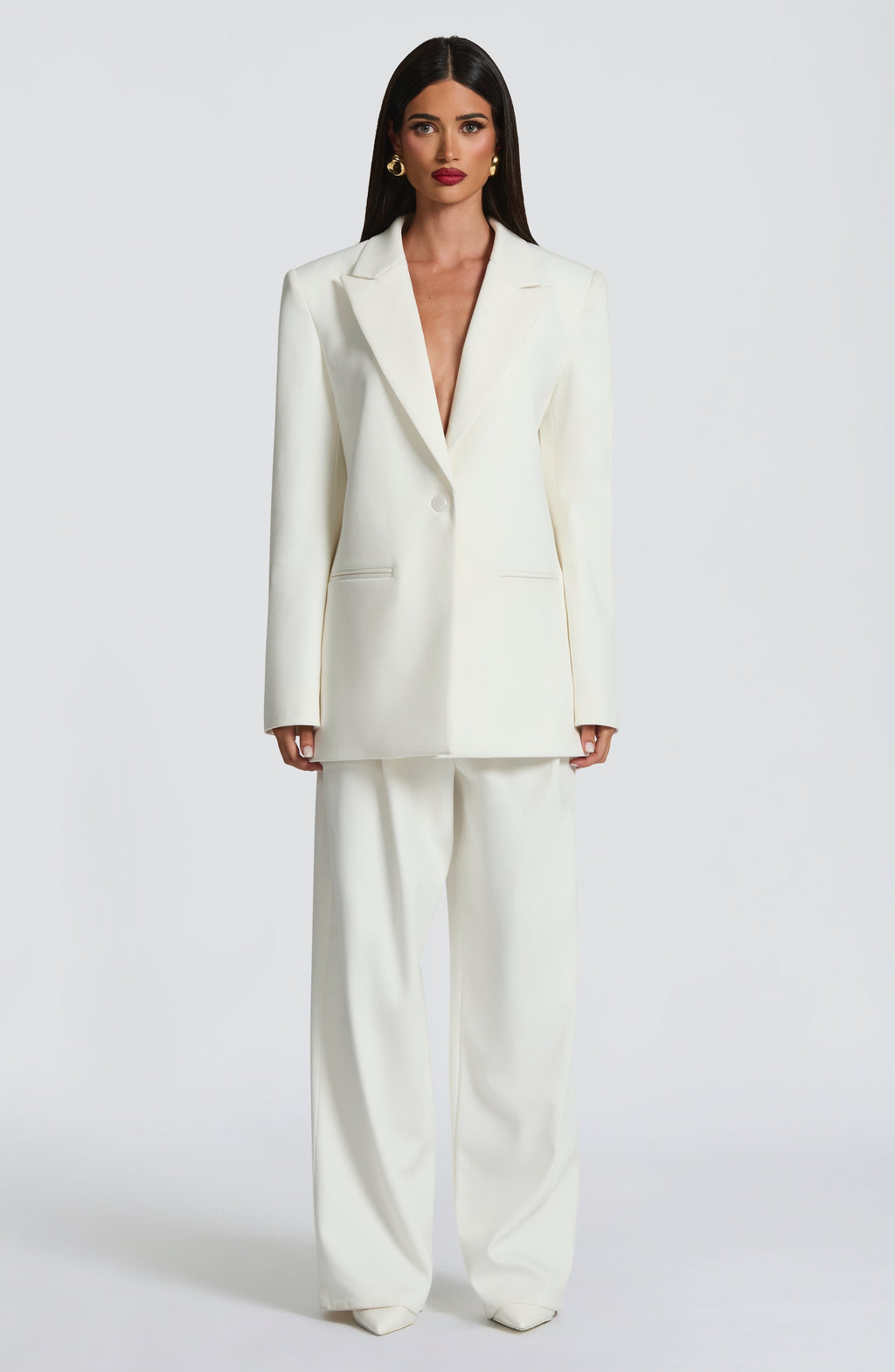 Reece Blazer - Ivory