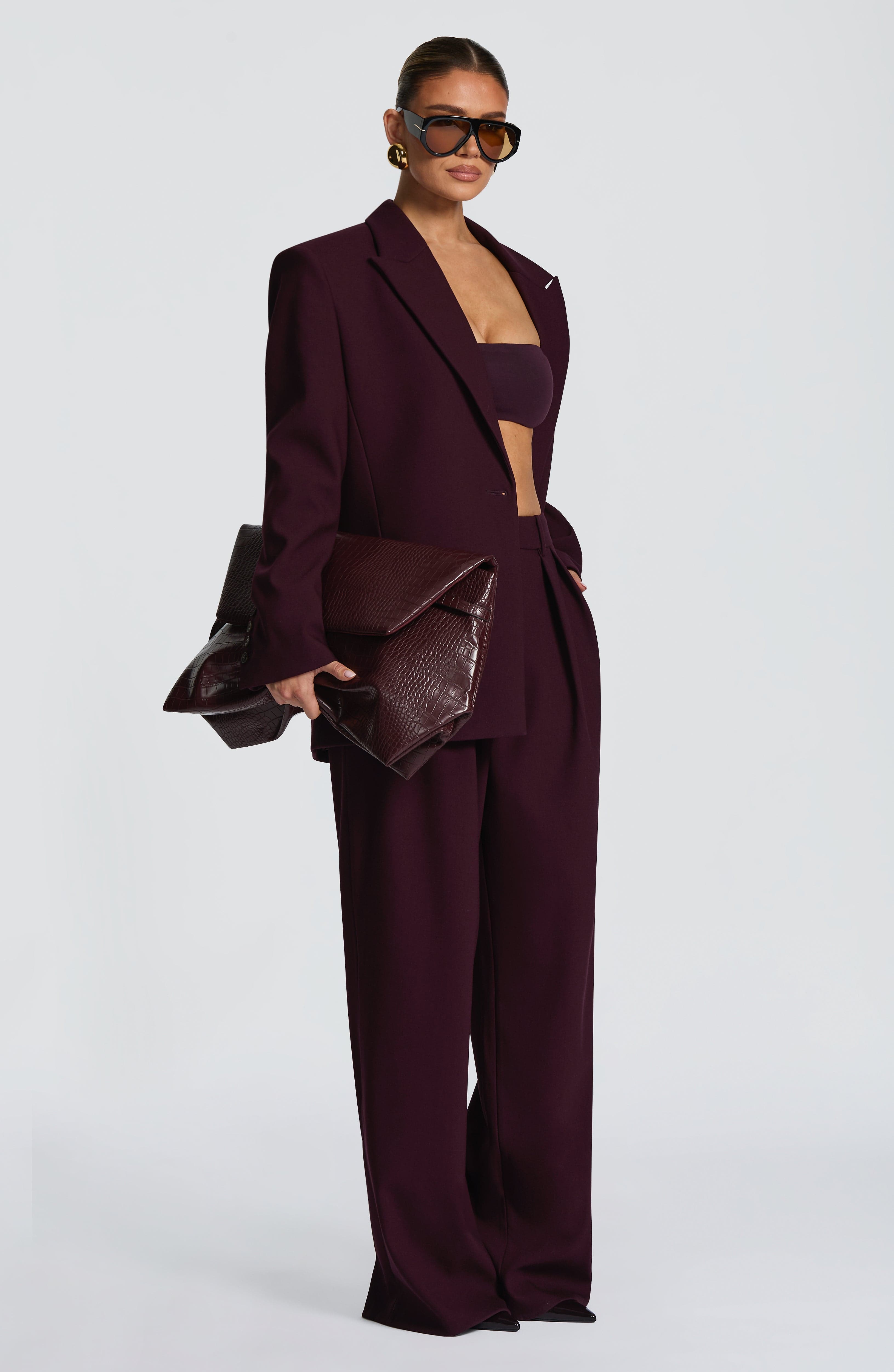 Reece Blazer - Plum
