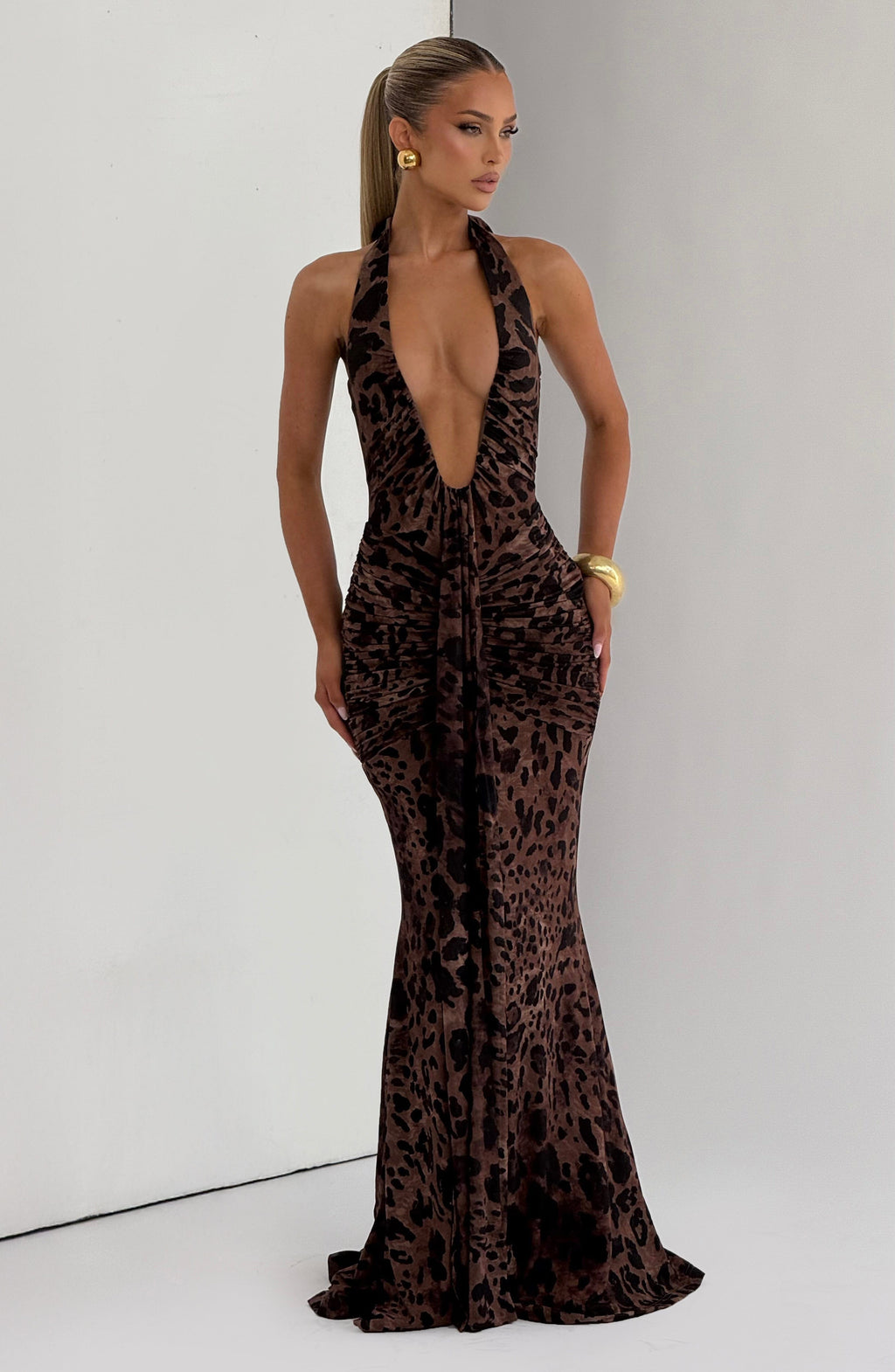 Rosetta Maxi Dress - Leopard Print
