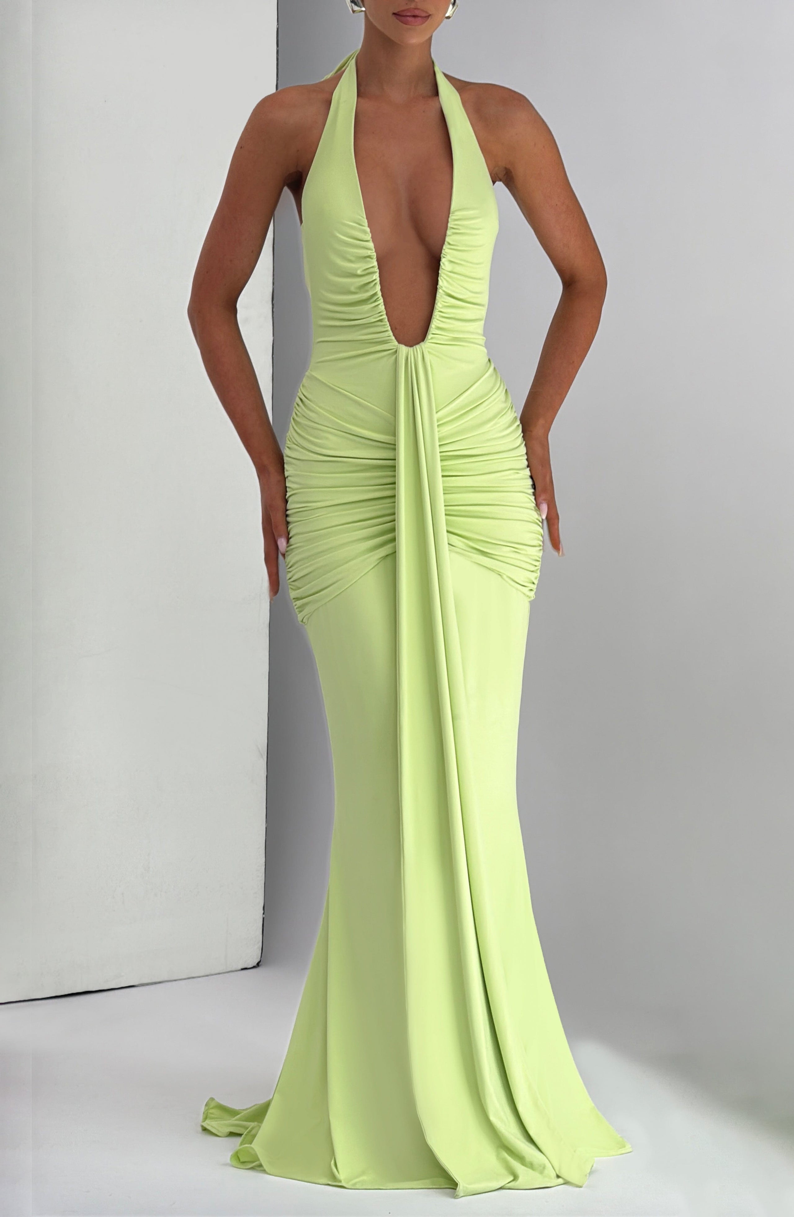 Rosetta Maxi Dress - Lime