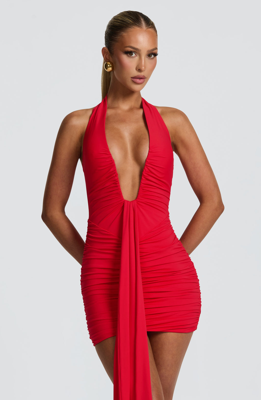 Rosetta Mini Dress - Red