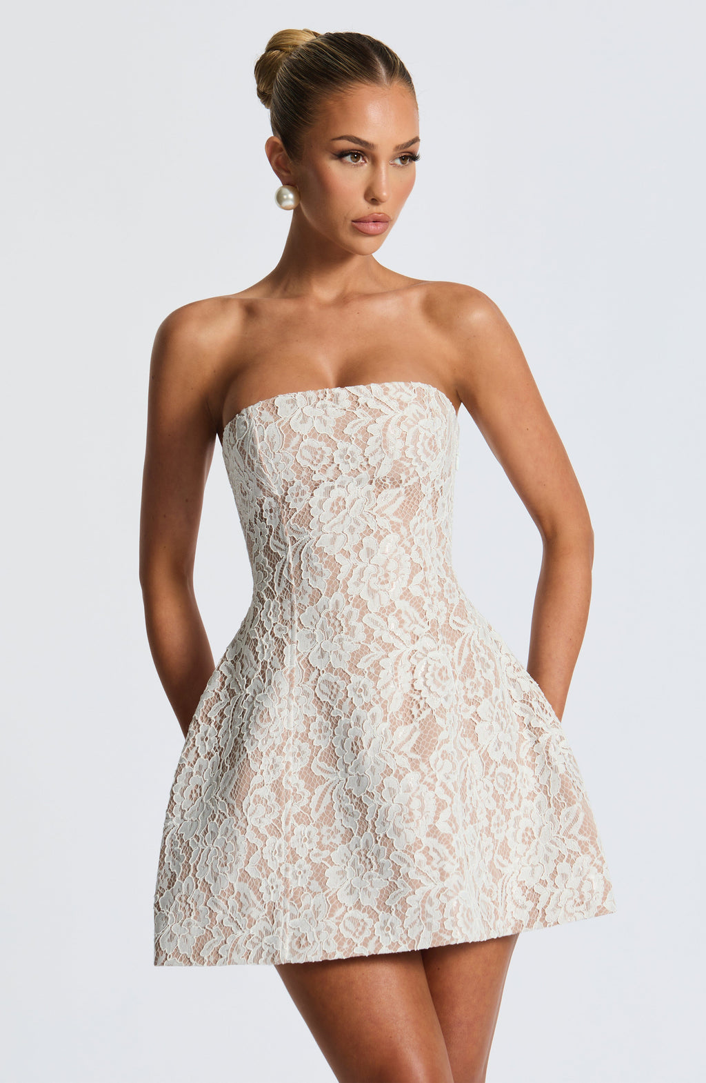 Salone Mini Dress - Ivory