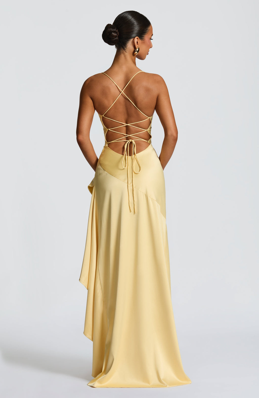 Samira Maxi Dress - Lemon