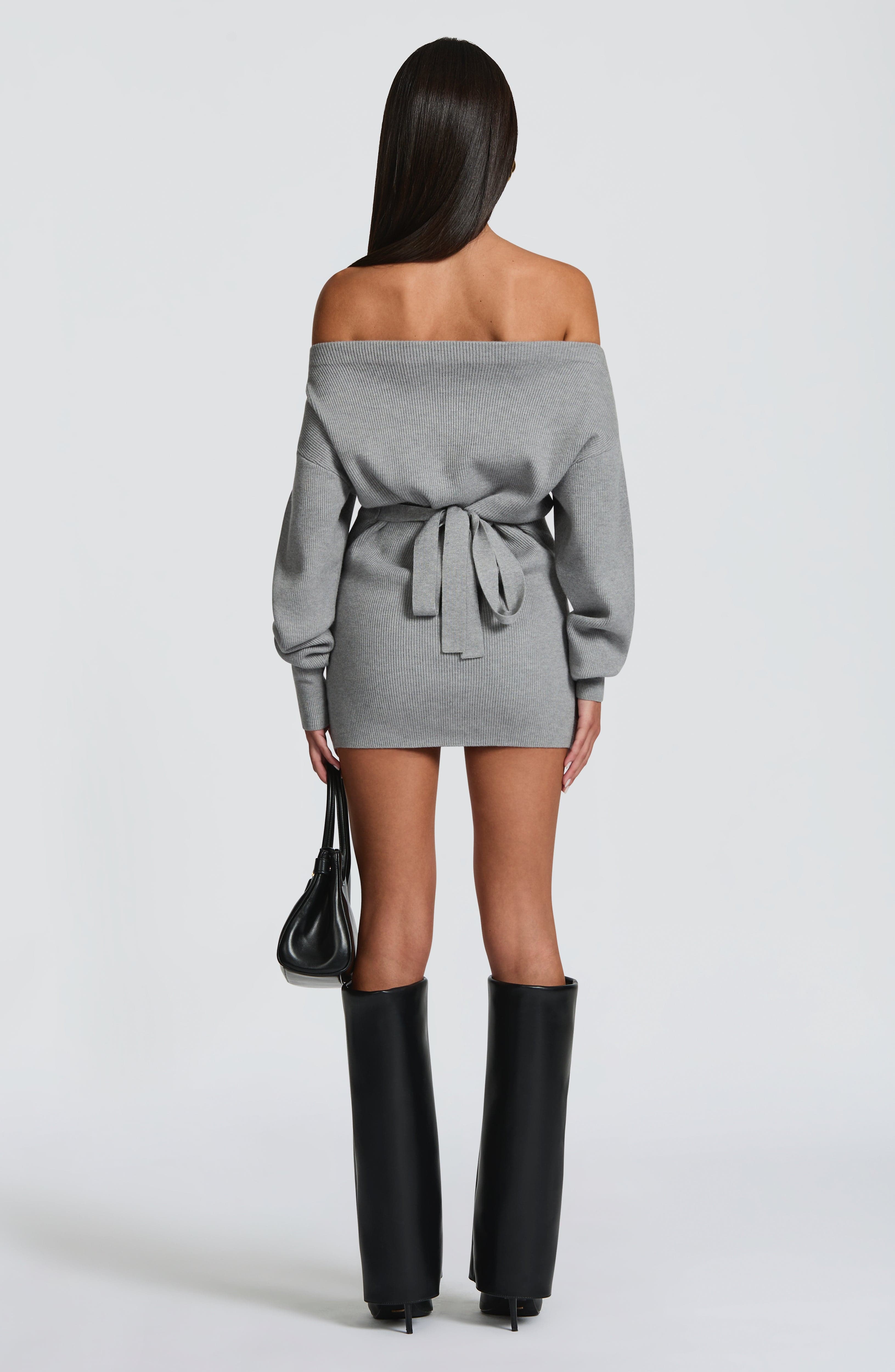 Sawyer Mini Dress - Light Grey