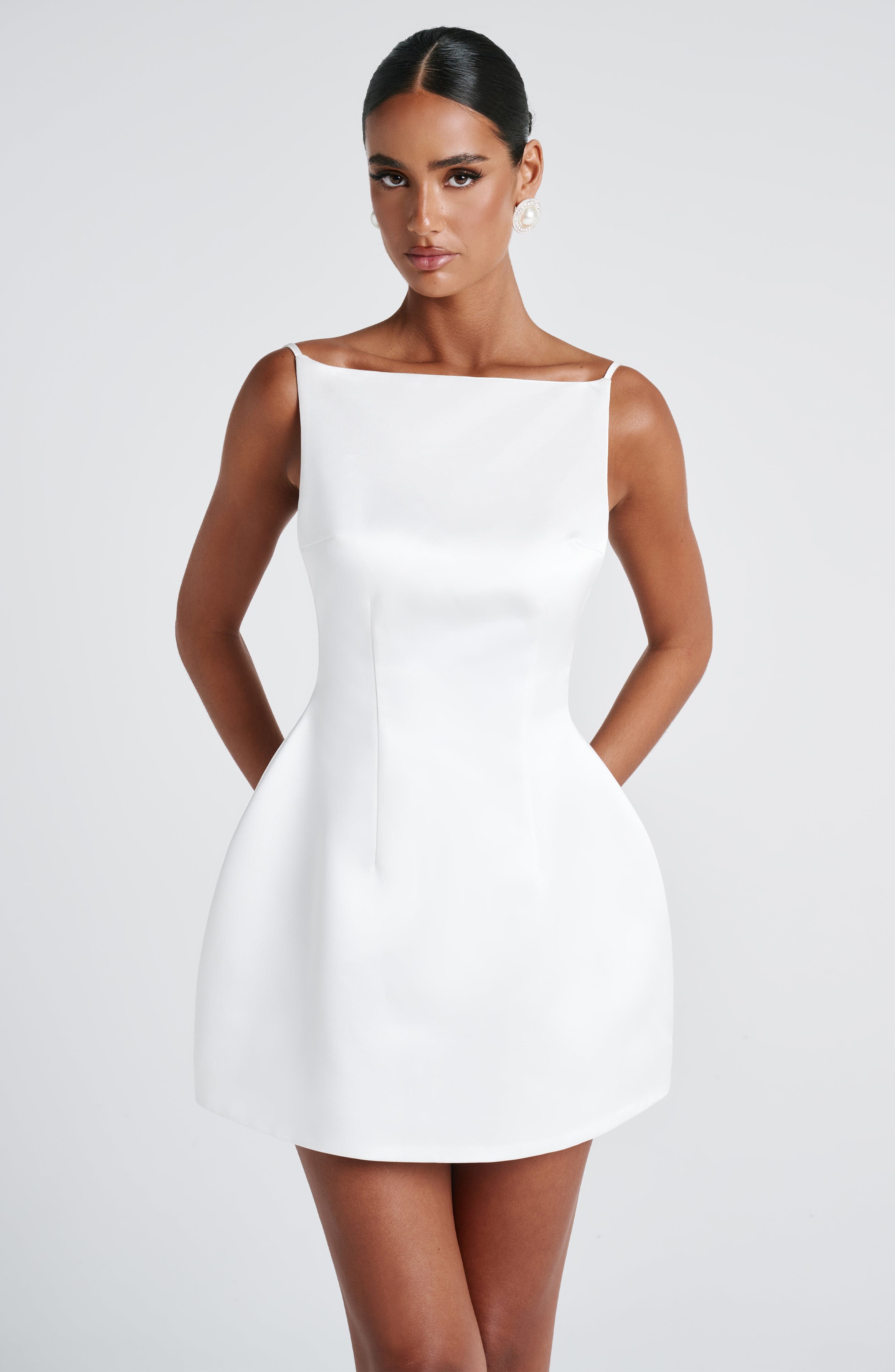 Tate Mini Dress - Ivory